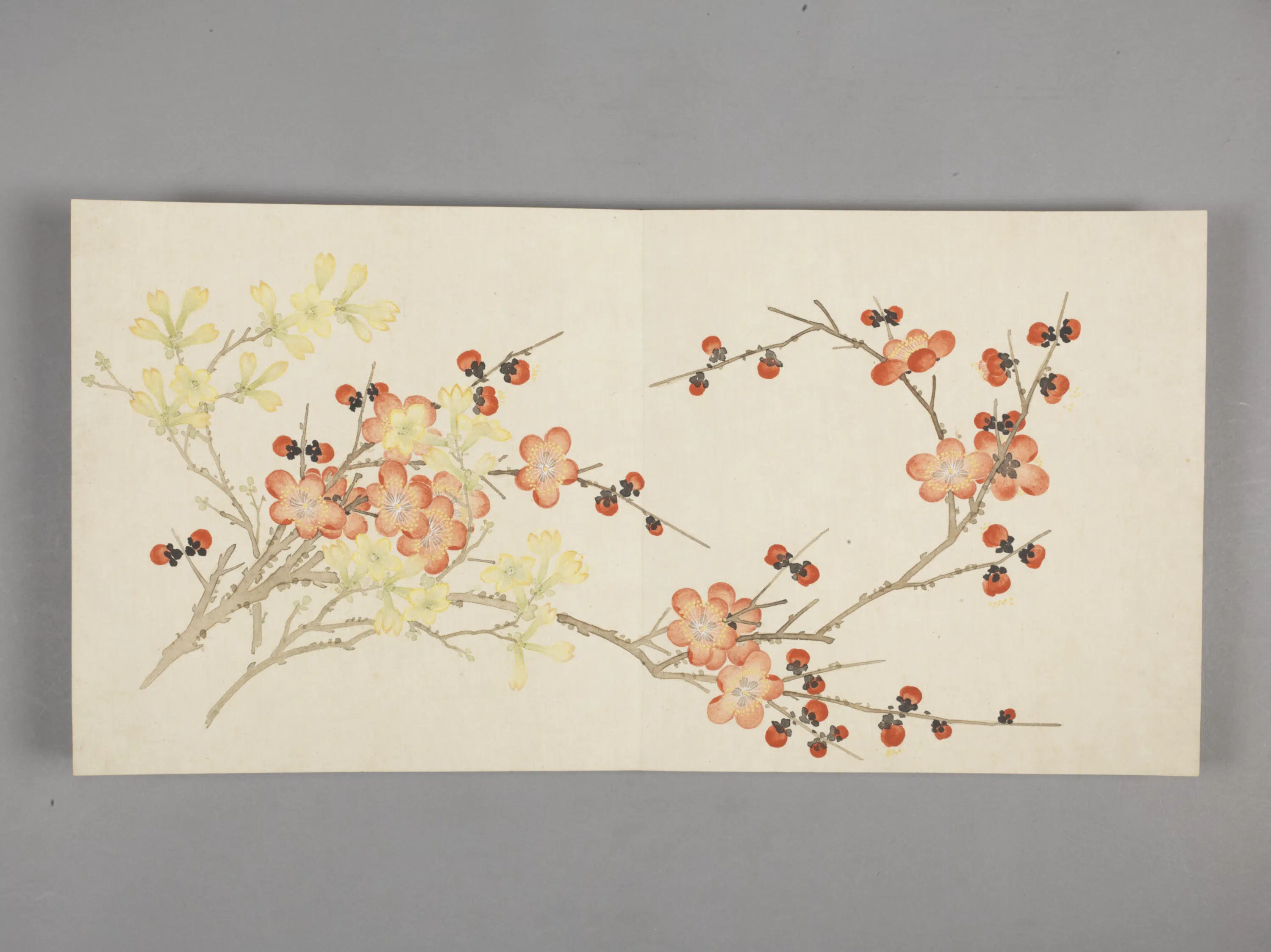 清代【董诰】《花卉小册(11开)》 第4张 清代【董诰】《花卉小册(11开)》 第4张