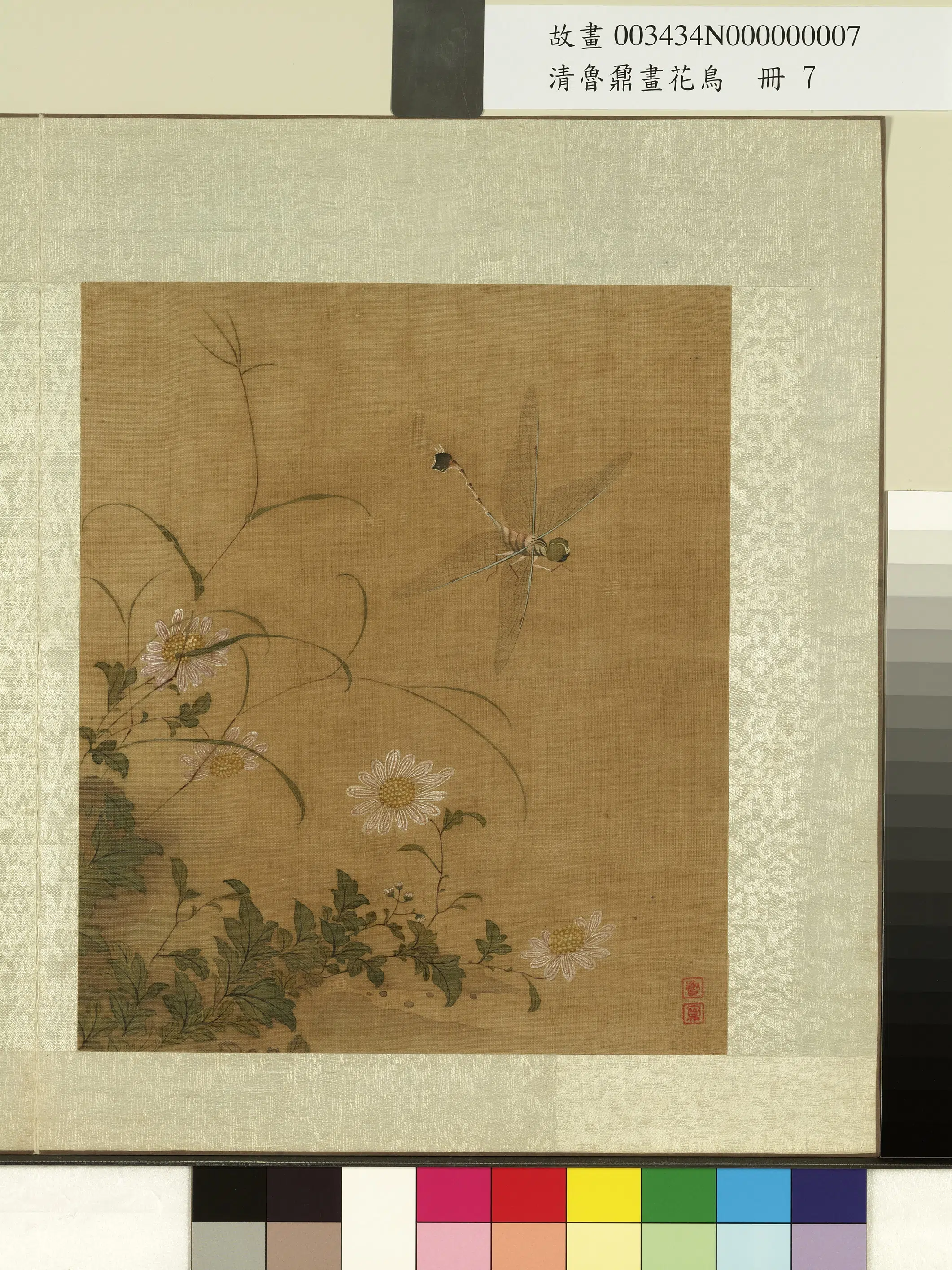 清代【鲁鼐】《画花鸟册》 第7张