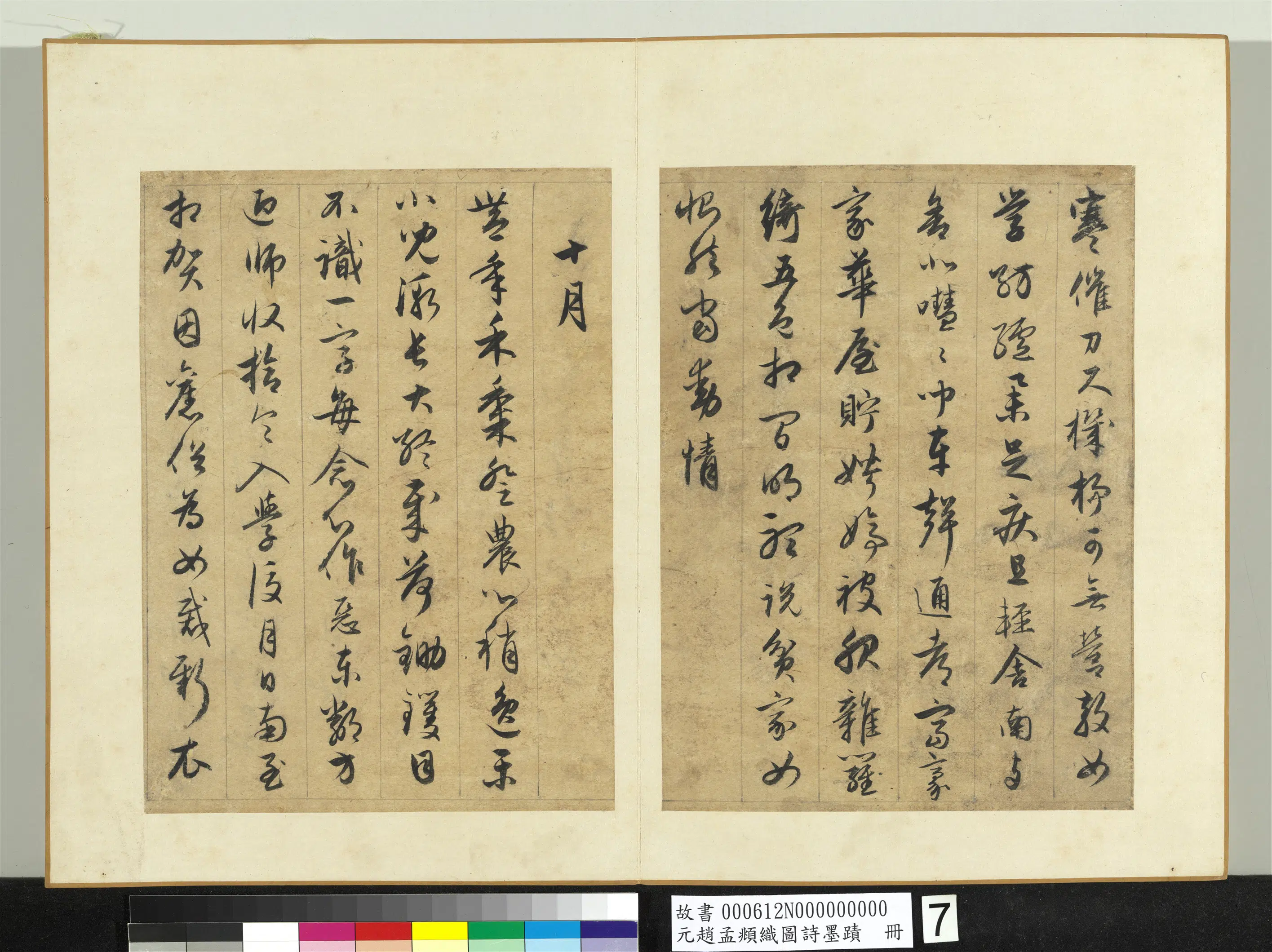 元朝【赵孟頫】《织图诗墨迹册》 第7张 元朝【赵孟頫】《织图诗墨迹册》 第7张