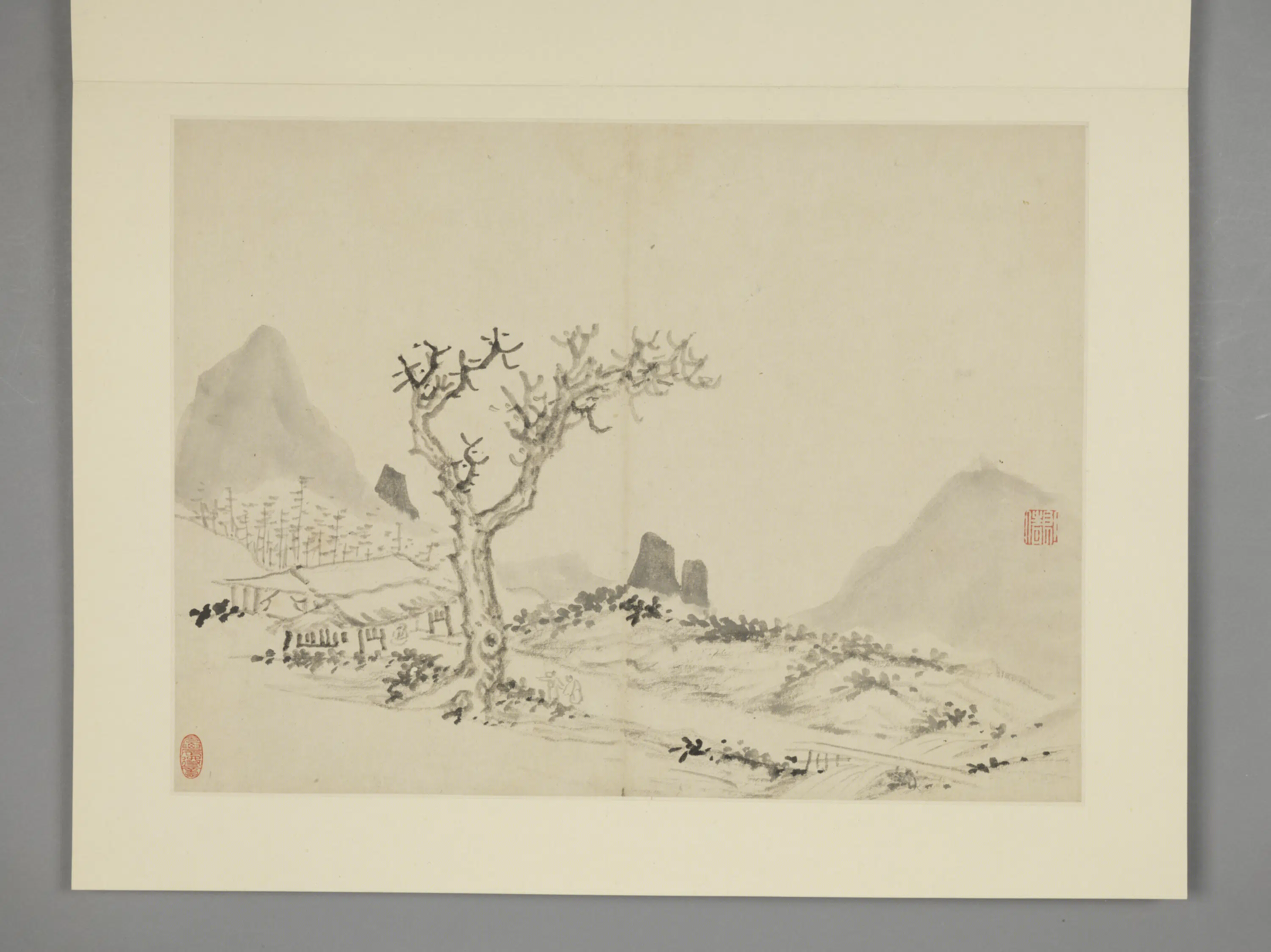 清代【沈颢】《山水册》 第4张