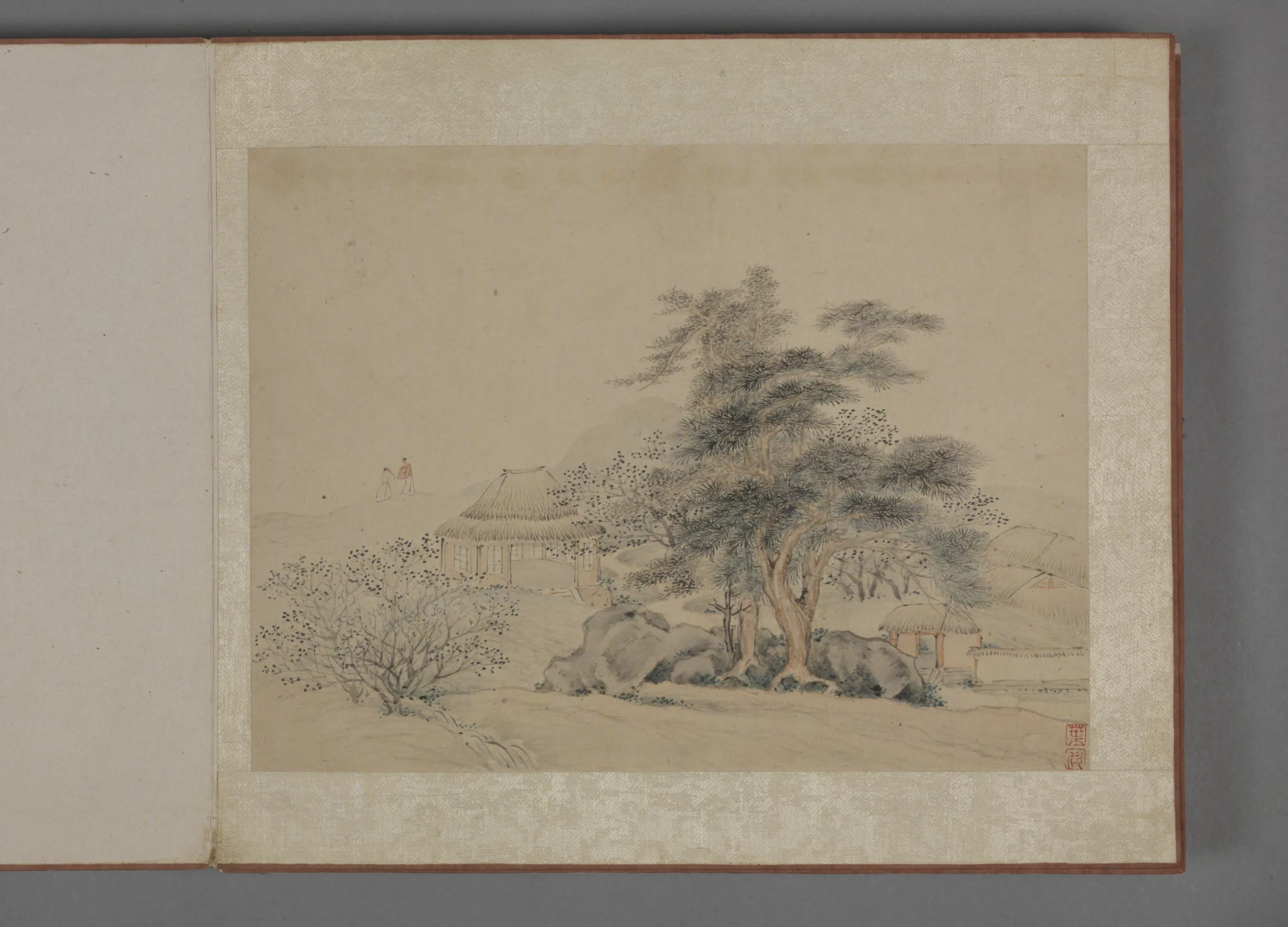 清代【叶欣】《山水册（10开）》 第4张