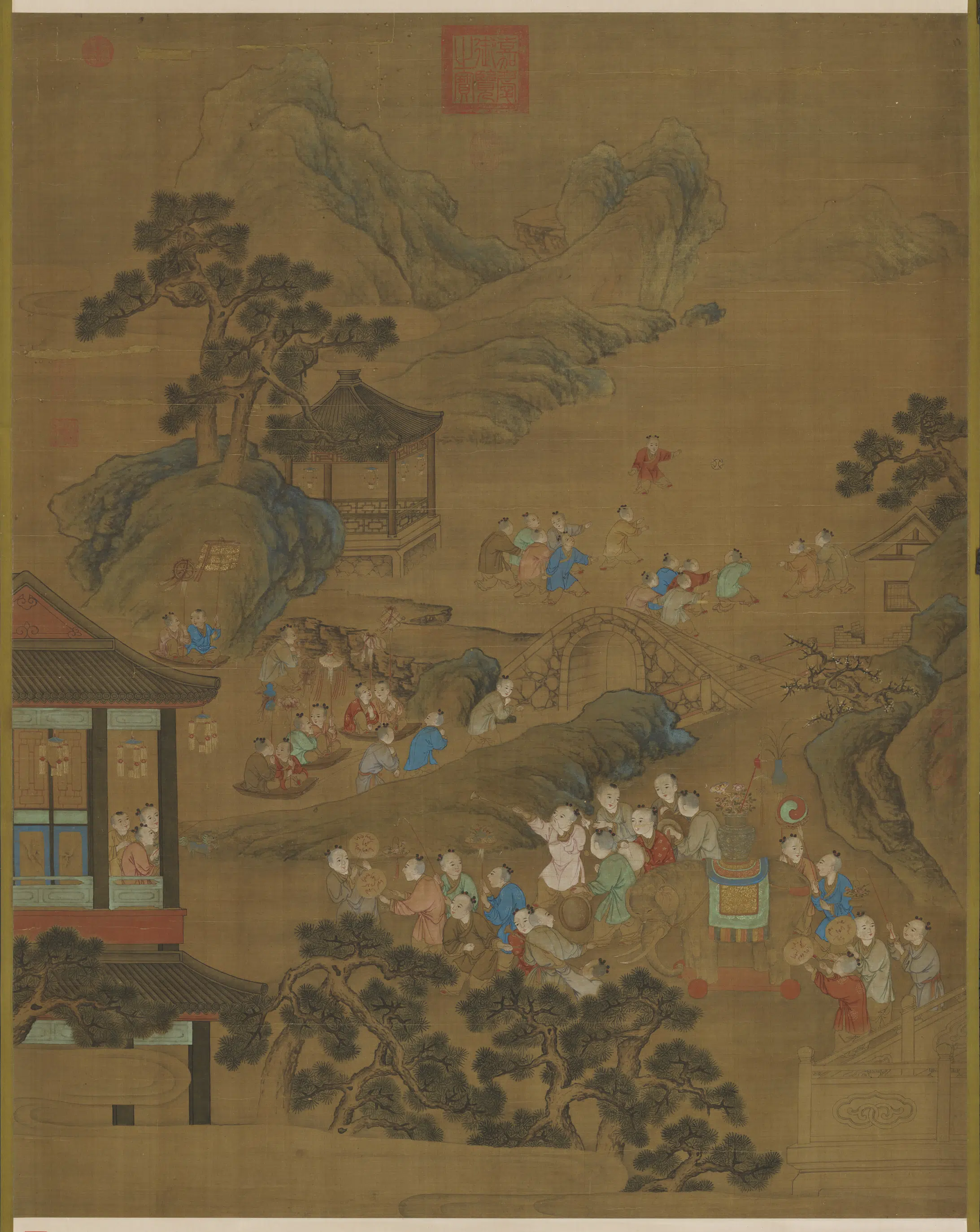 元代《元人太平有象图轴》