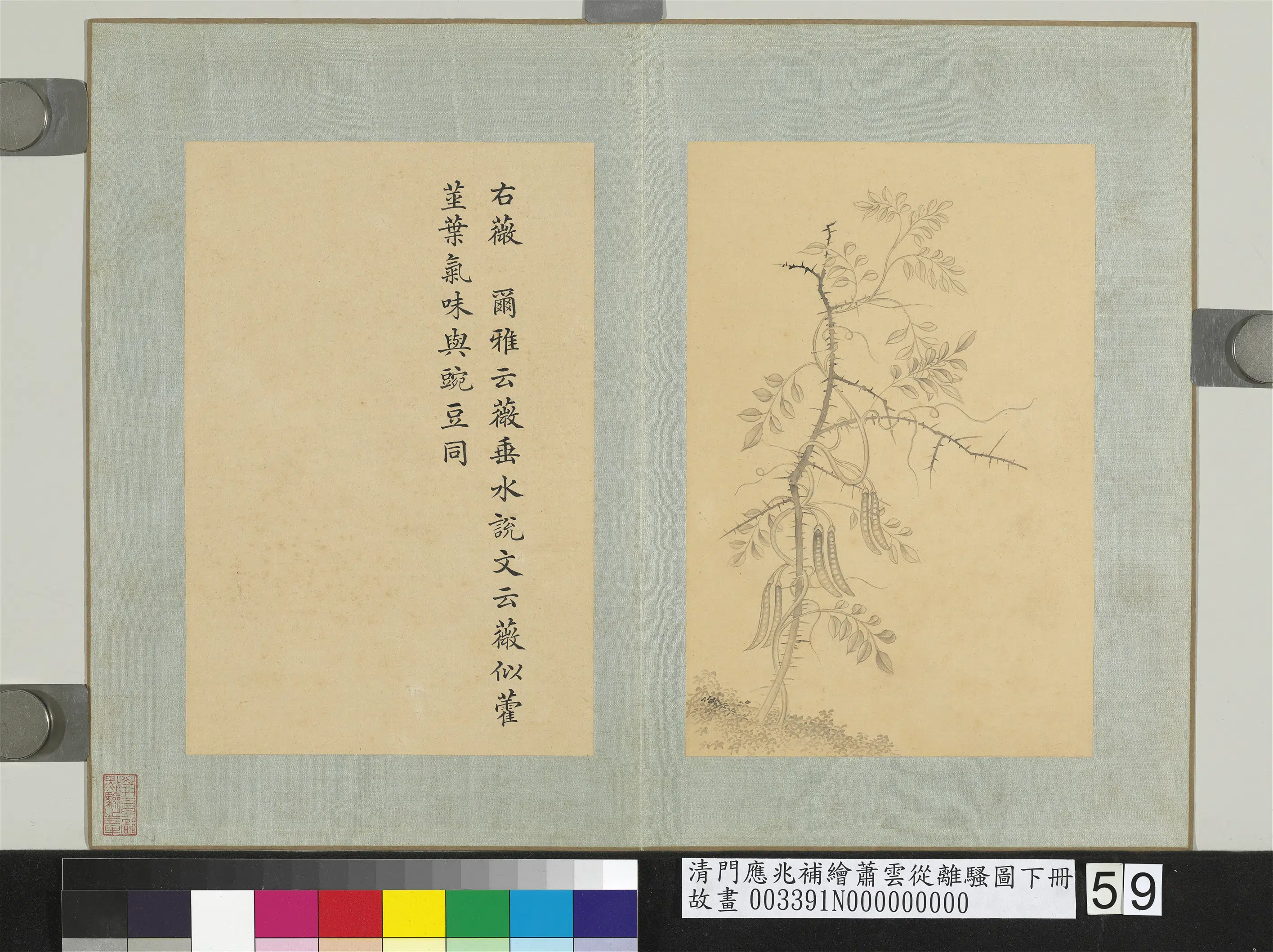 清代【门应兆】《补绘萧云从离骚图下册》 第41张