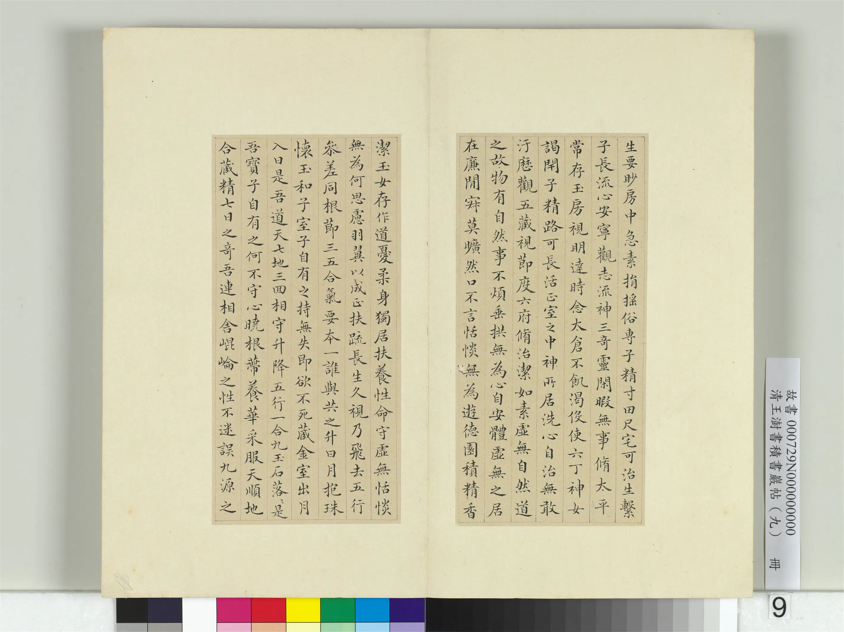 清代【王澍】《书积书岩帖(九)册-临黄庭经》 第2张 清代【王澍】《书积书岩帖(九)册-临黄庭经》 第2张