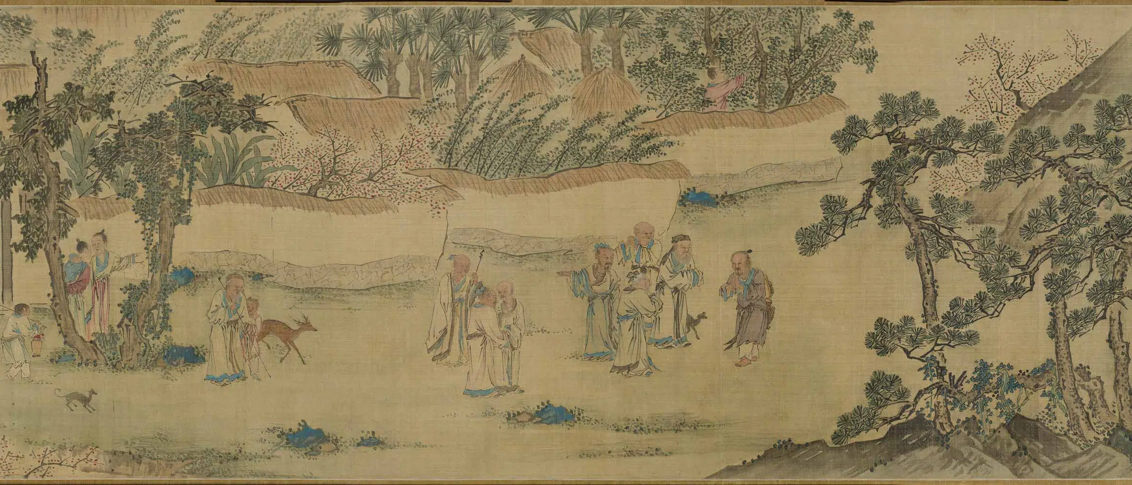 明朝【黄克晦】《桃花源图卷》 第4张 明朝【黄克晦】《桃花源图卷》 第4张
