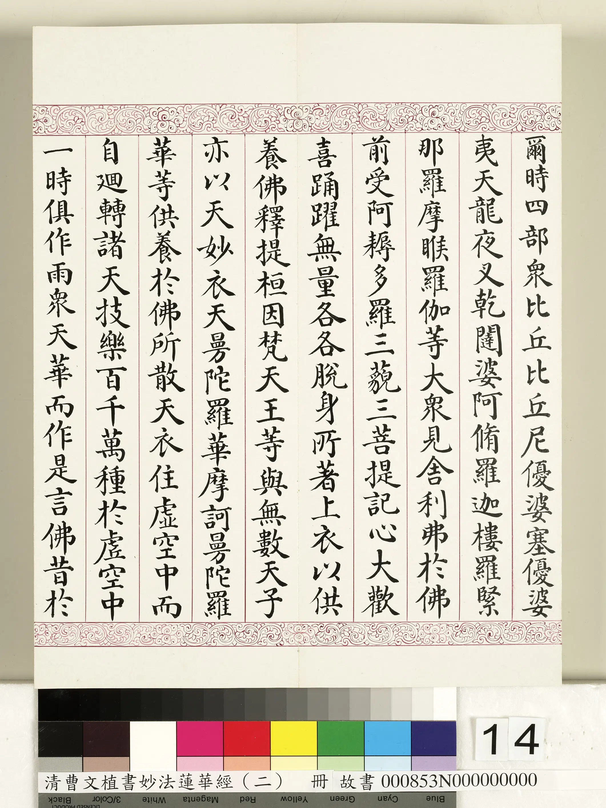 清代【曹文埴】《妙法莲华经（二）册》 第6张