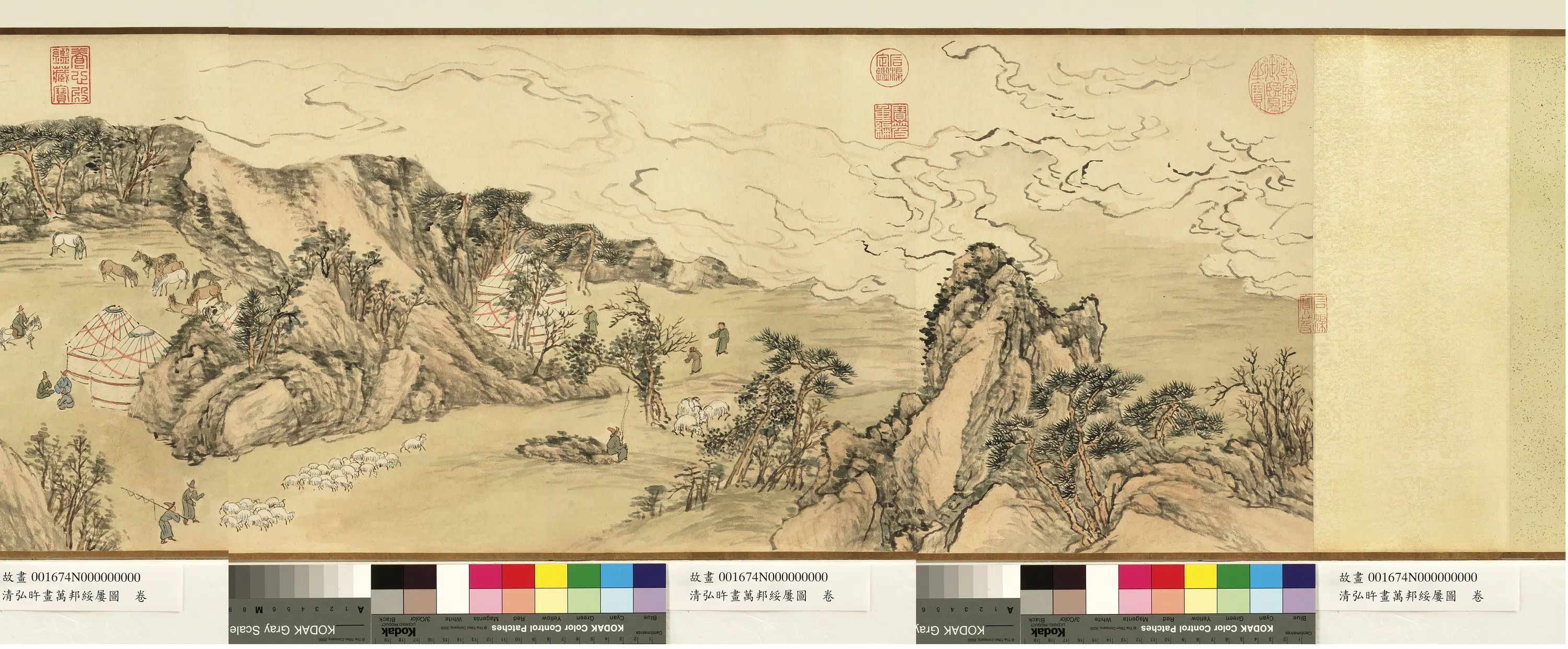 清代【爱新觉罗弘旿】《画万邦绥屡图卷》 第3张