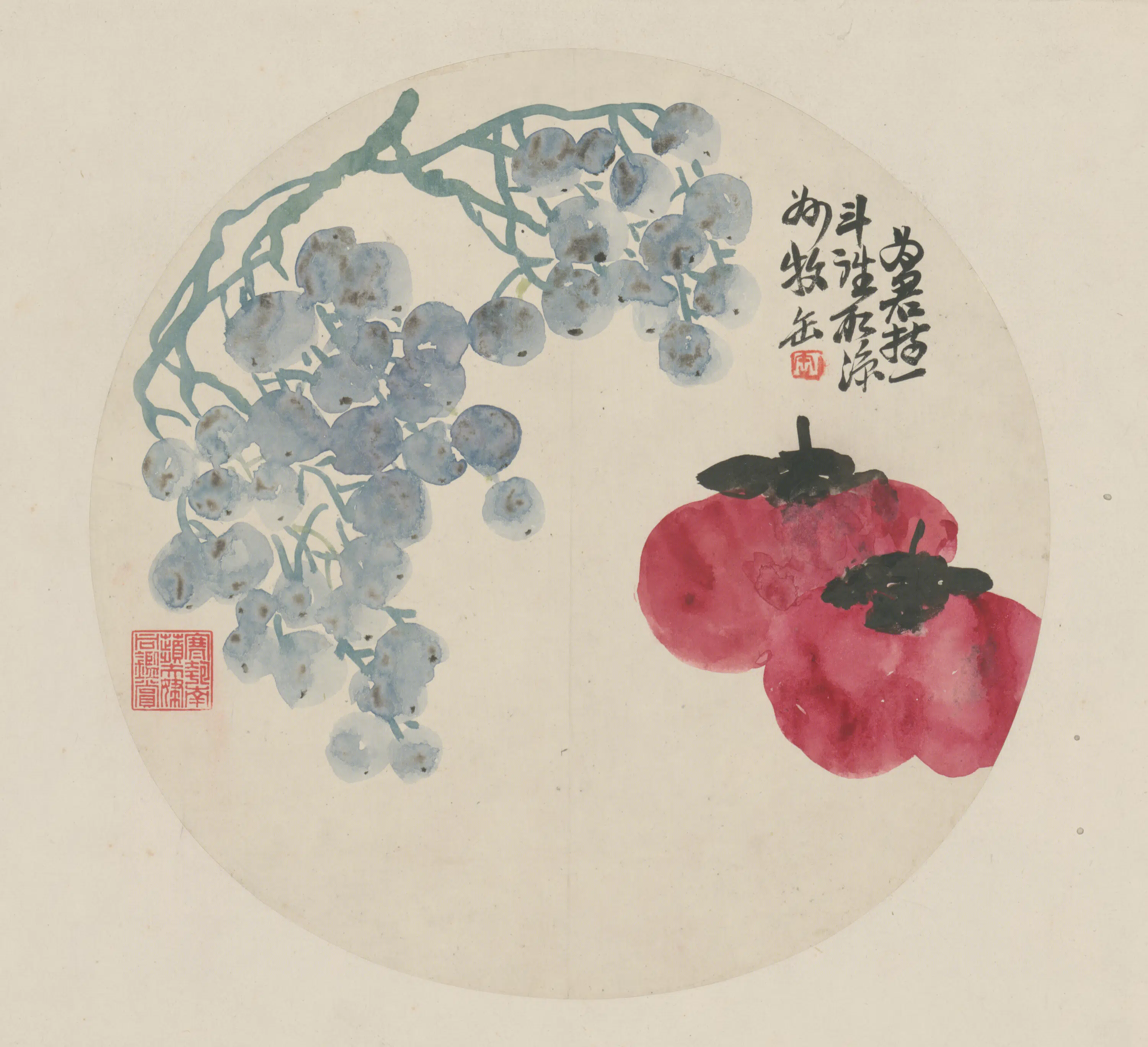 清代【吴俊卿】《花卉册》 第5张