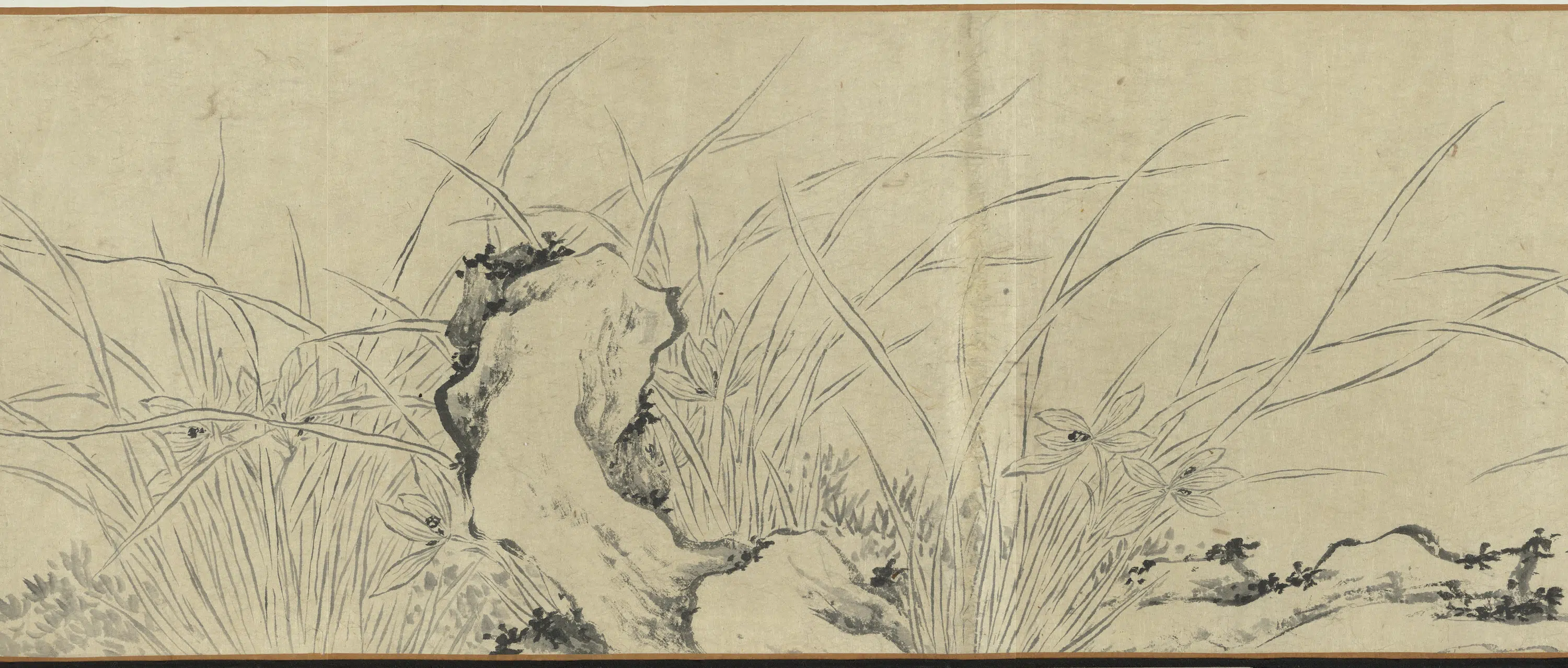 明朝【马守真马守贞(马湘兰)】《双钩兰卷》 第3张 明朝【马守真马守贞(马湘兰)】《双钩兰卷》 第3张