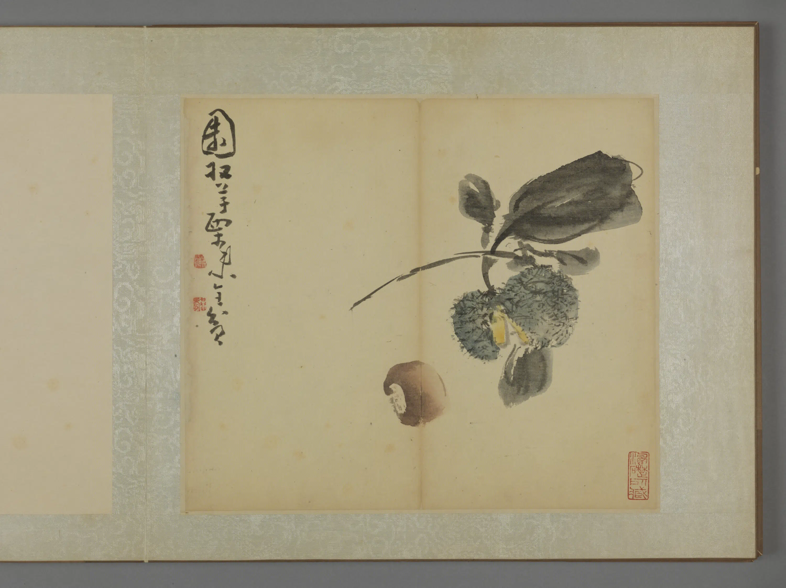 清代【黄慎】《蔬果图册》