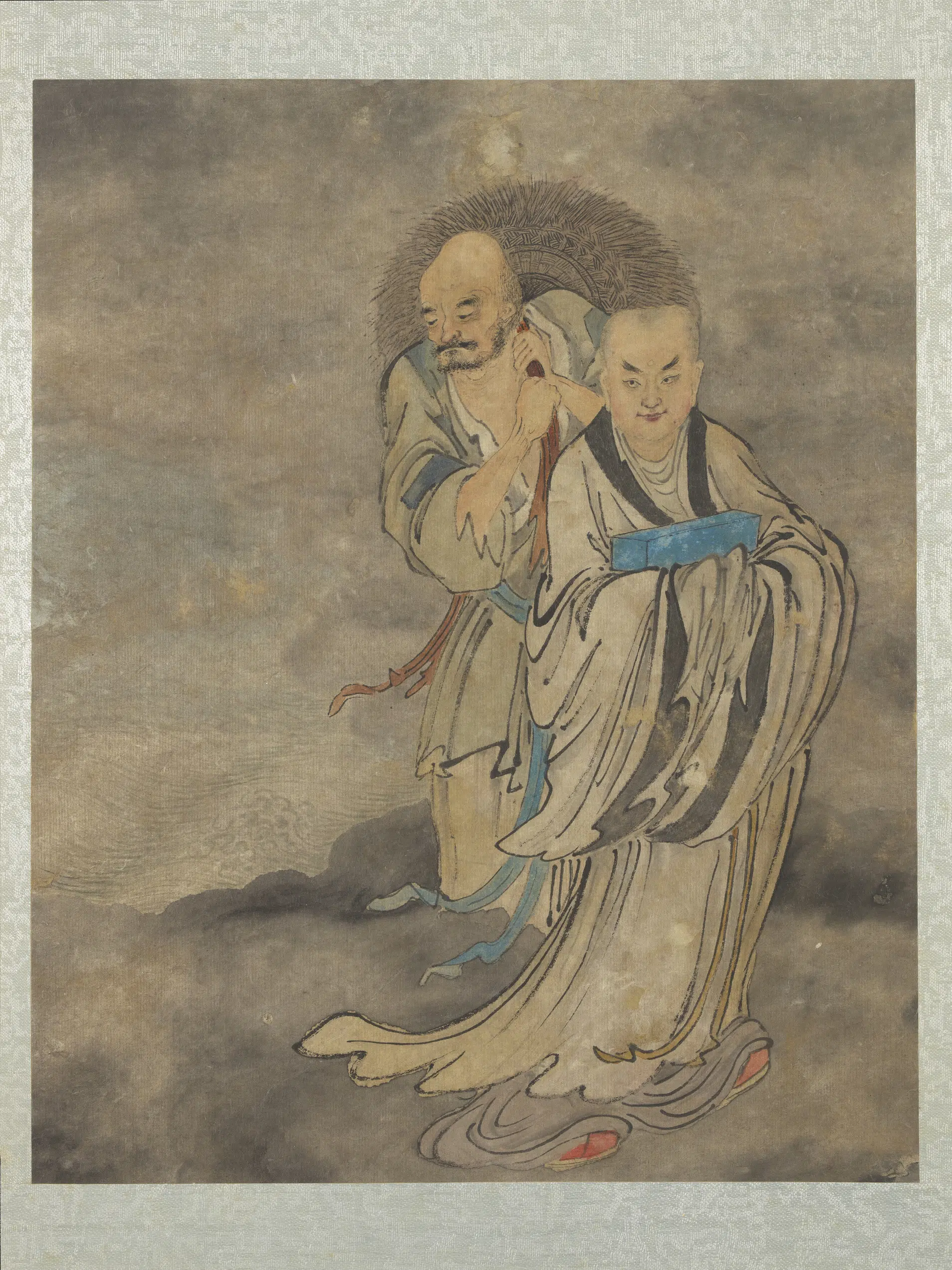 明朝【郑重】《十八应真像册》 第3张