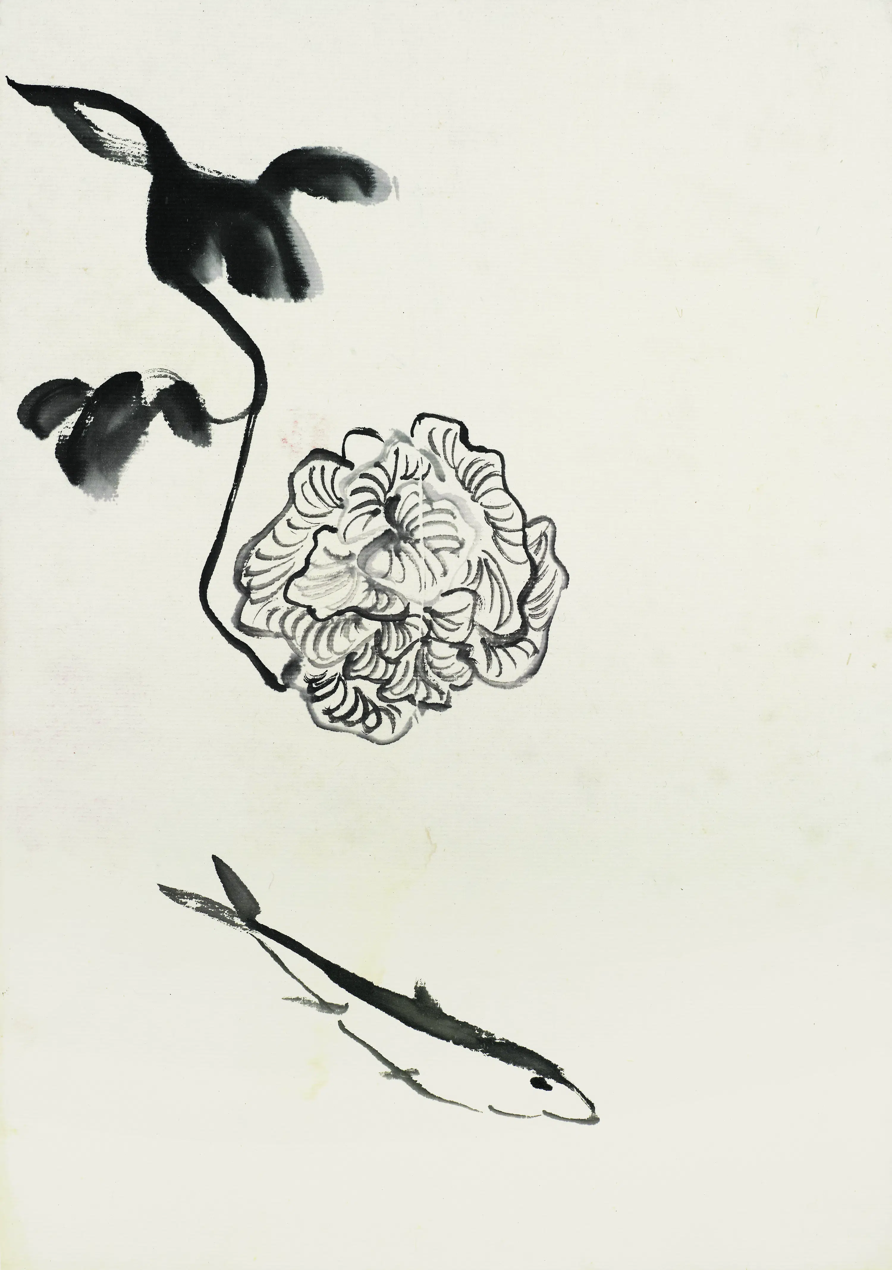 近现代【齐白石】《花卉虫草图册83开》 第5张 近现代【齐白石】《花卉虫草图册83开》 第5张