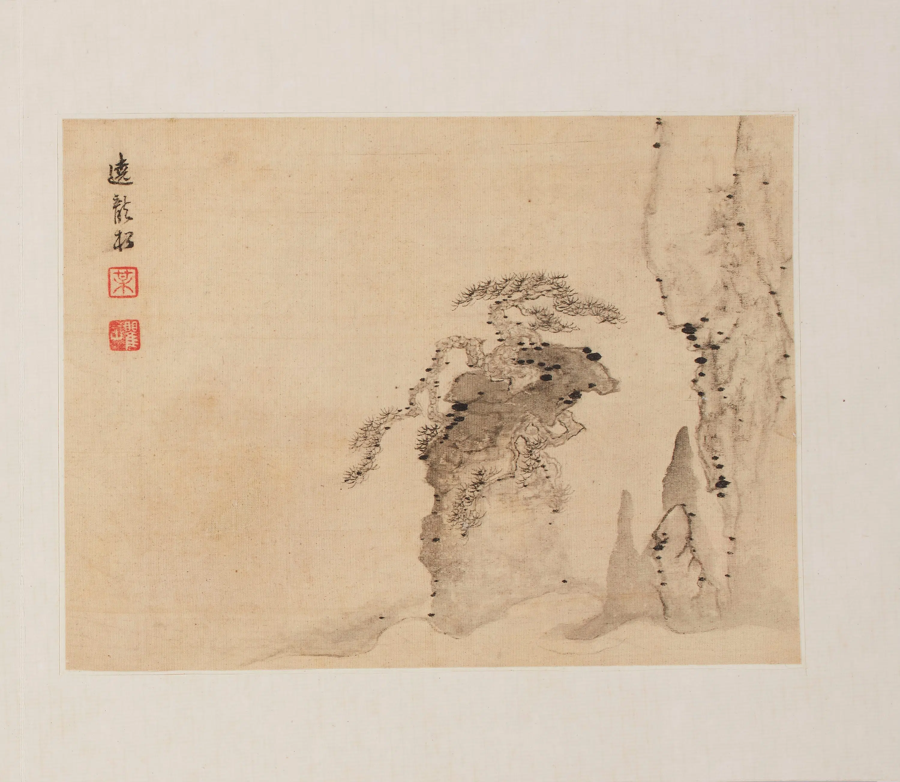 清代【梅清】《黄山十二景（黄岳卧游图）图册》 第11张