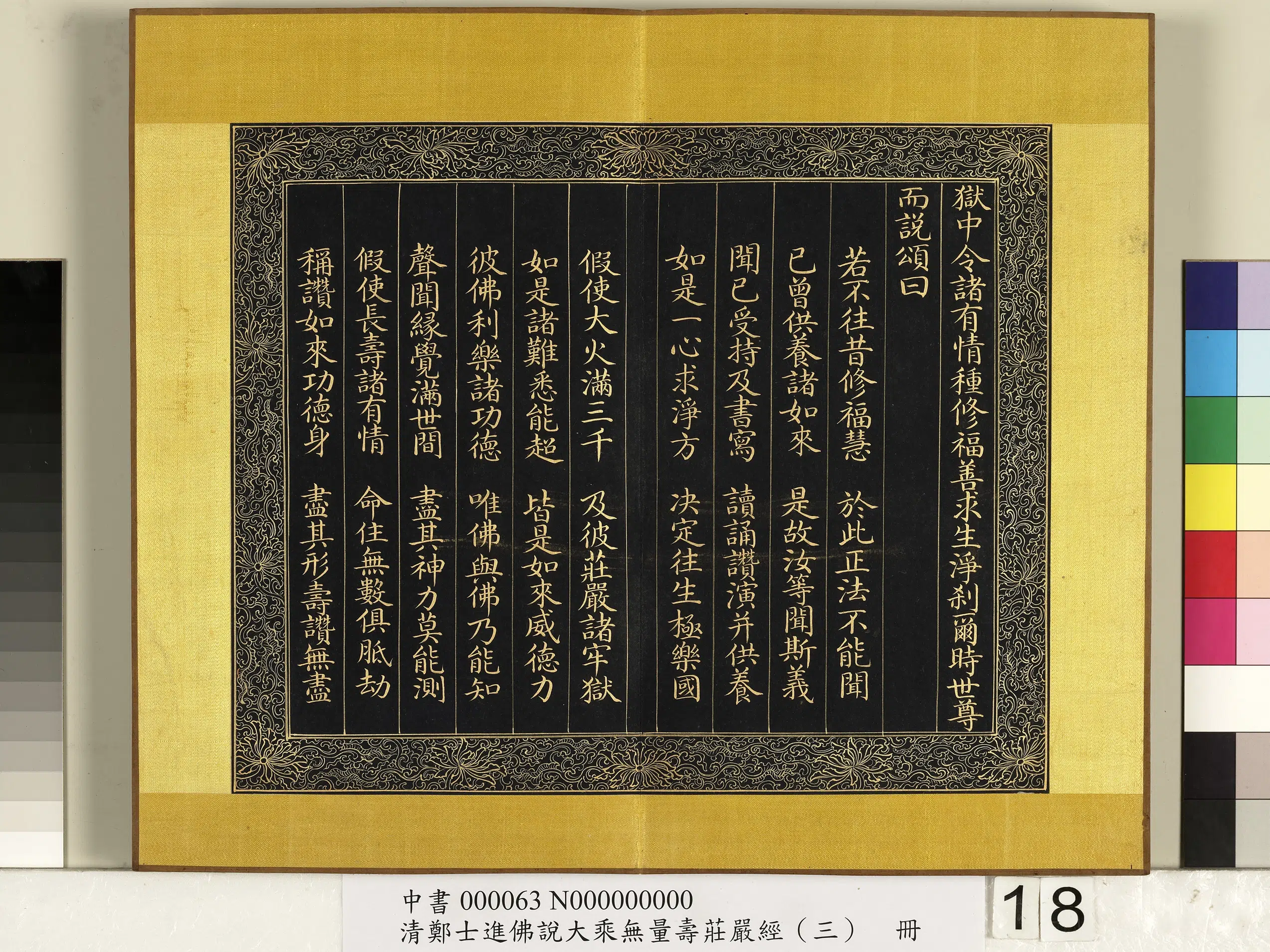 清代【郑大进】《佛说无量寿庄严经(三)册》 第10张 清代【郑大进】《佛说无量寿庄严经(三)册》 第10张