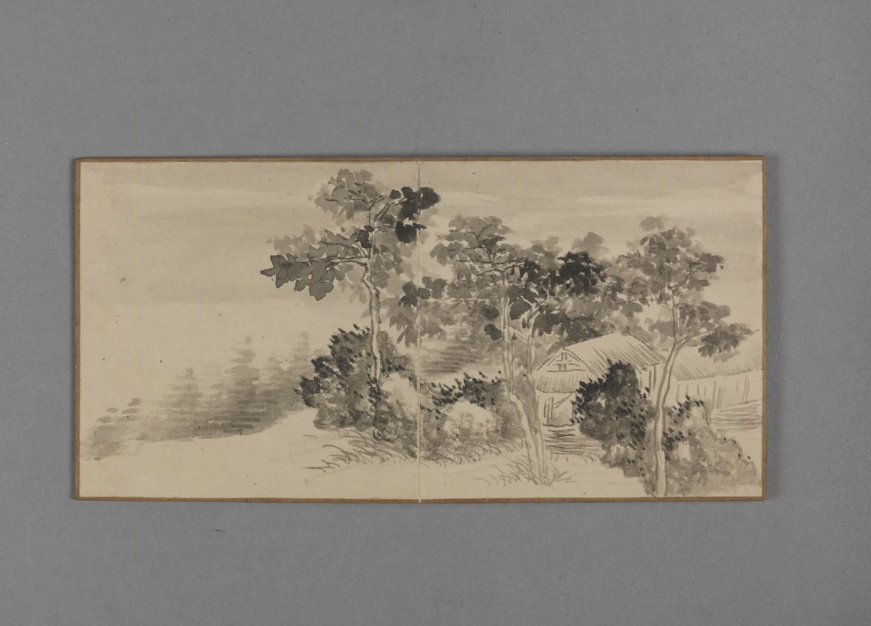清代【董邦达】《山水册-2（12开）》 第2张