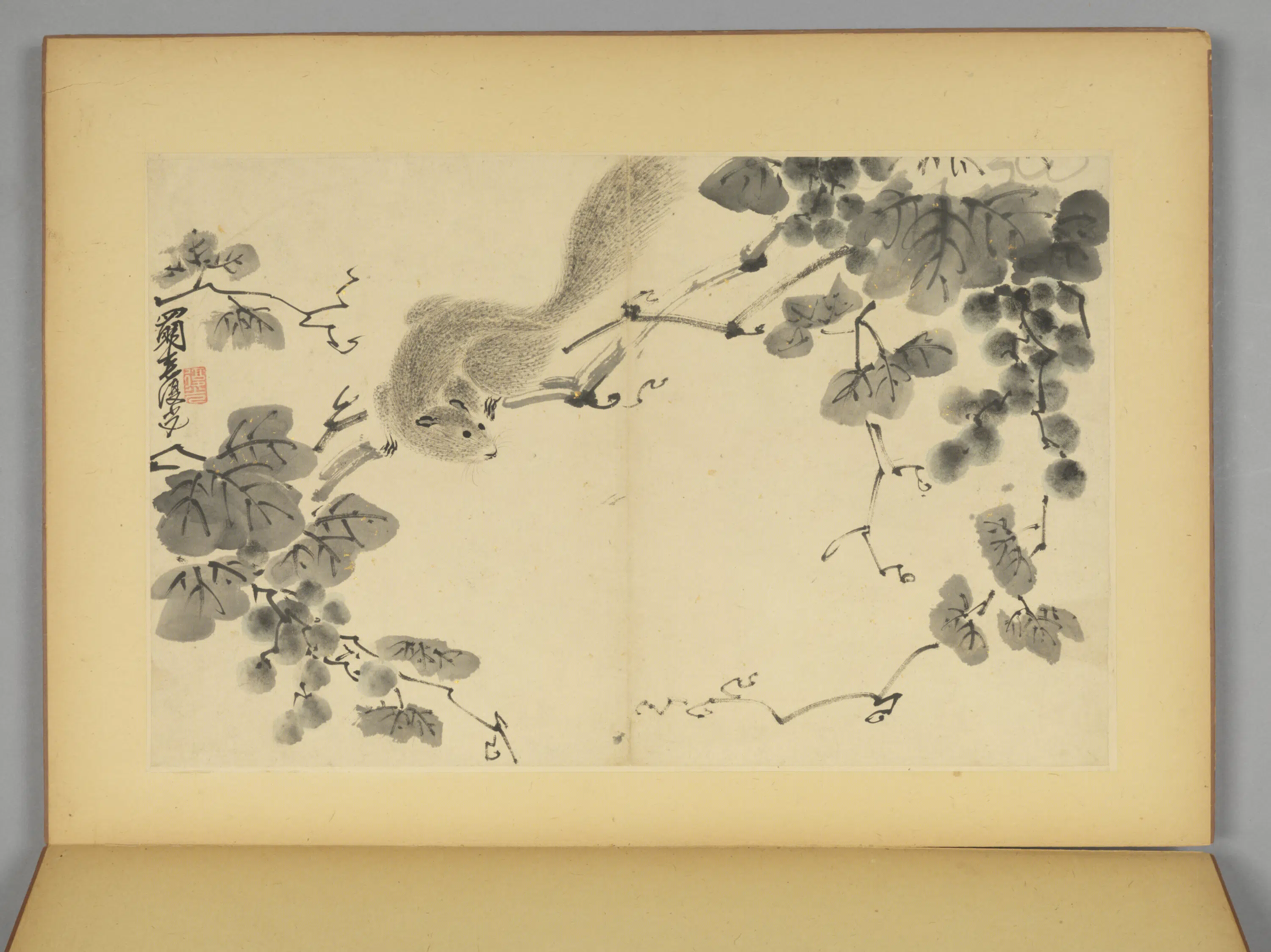 明朝【毛复光】《花卉人物册》 第4张 明朝【毛复光】《花卉人物册》 第4张