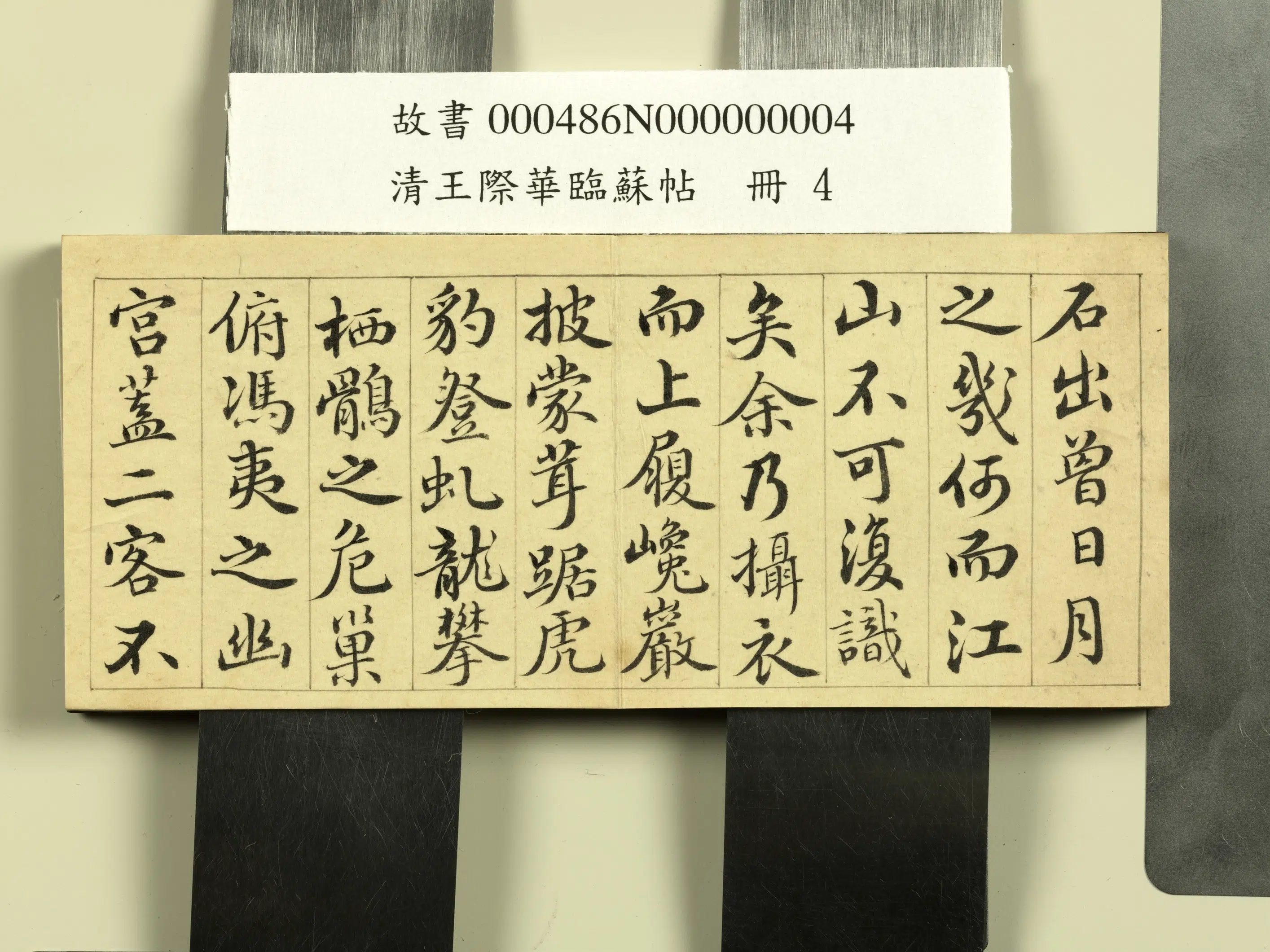 清代【王际华】《临苏帖册》 第4张