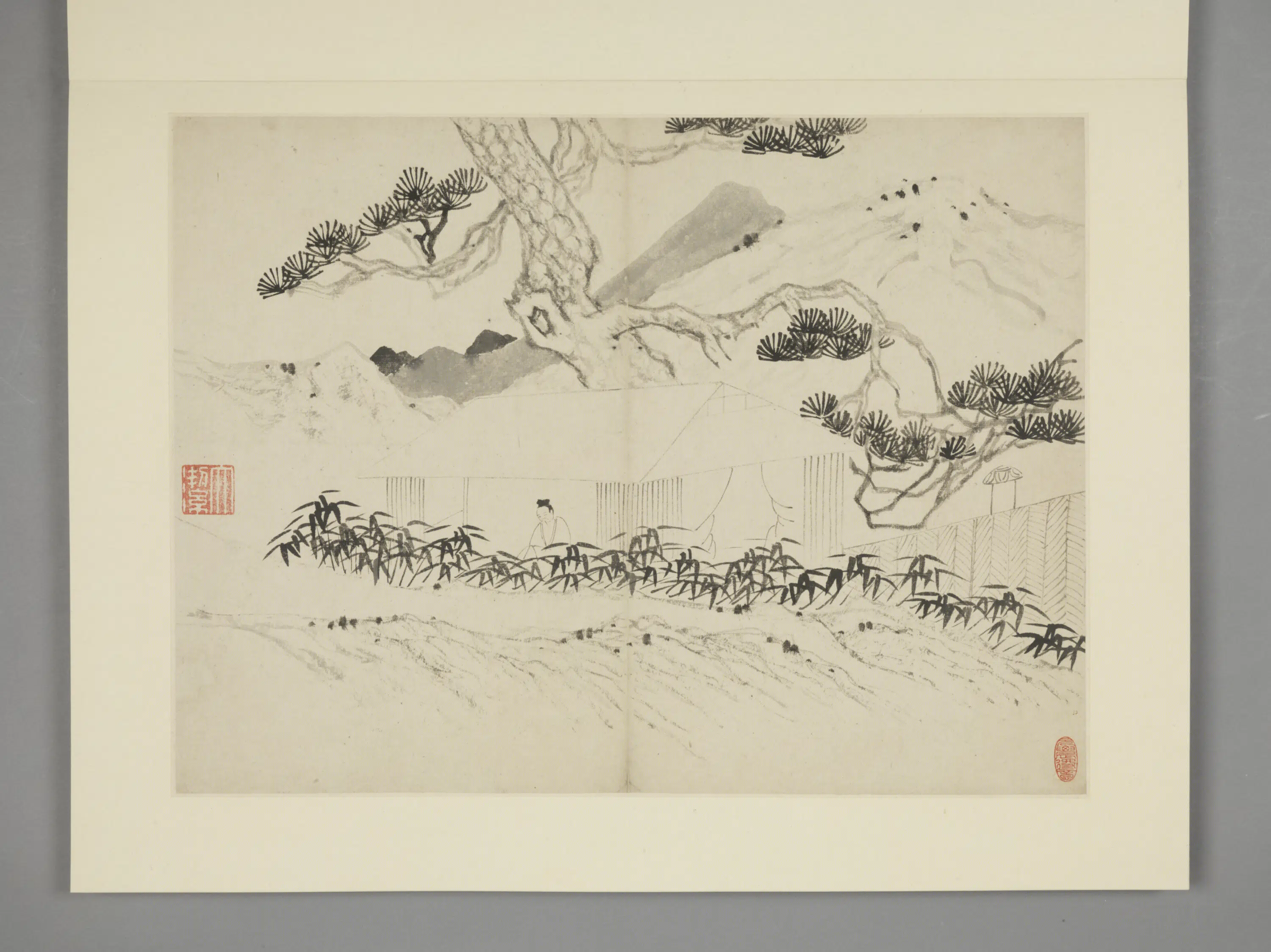 清代【沈颢】《山水册》 第2张
