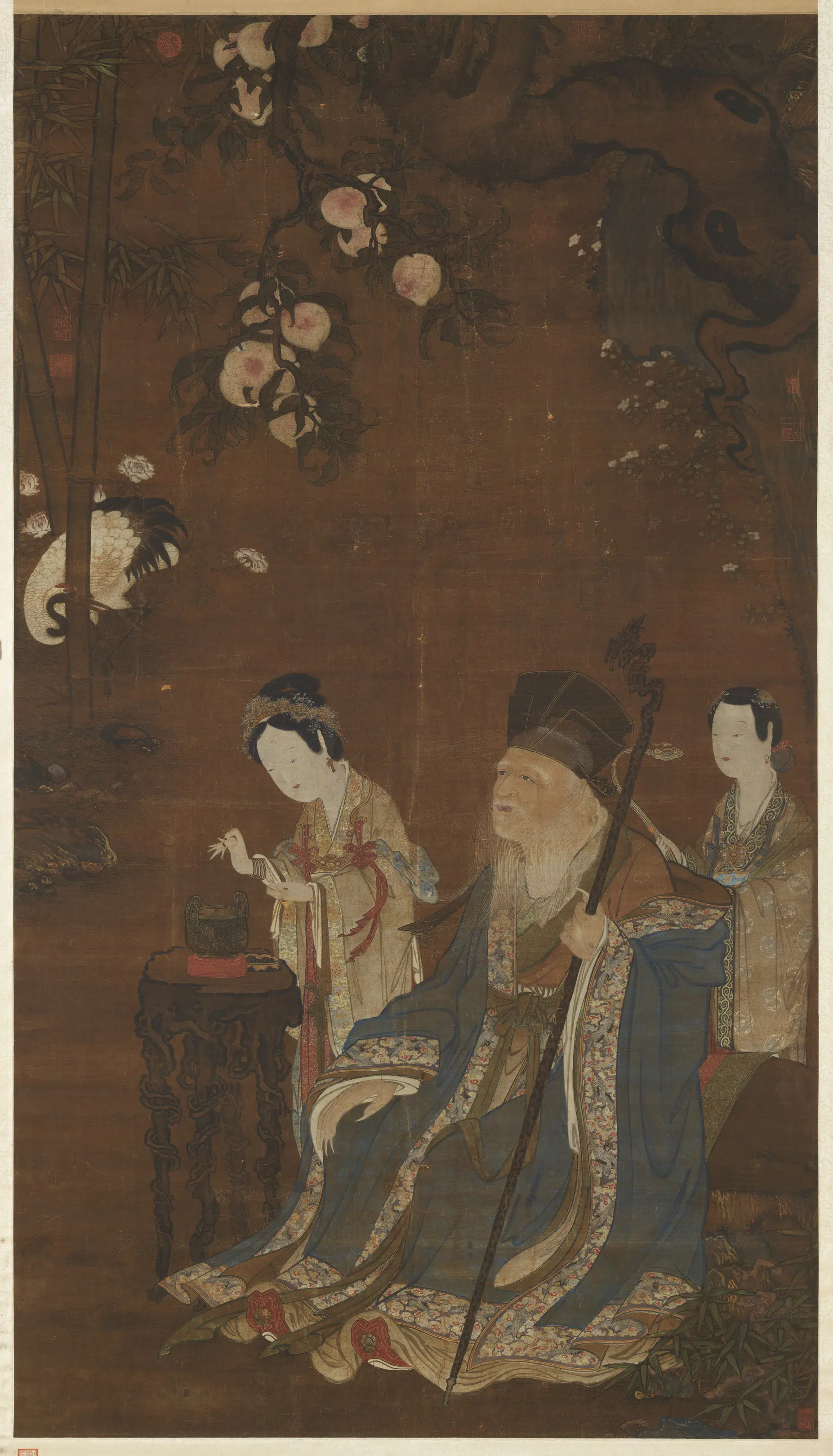 宋代《宋人画果老仙踪图轴》 第1张