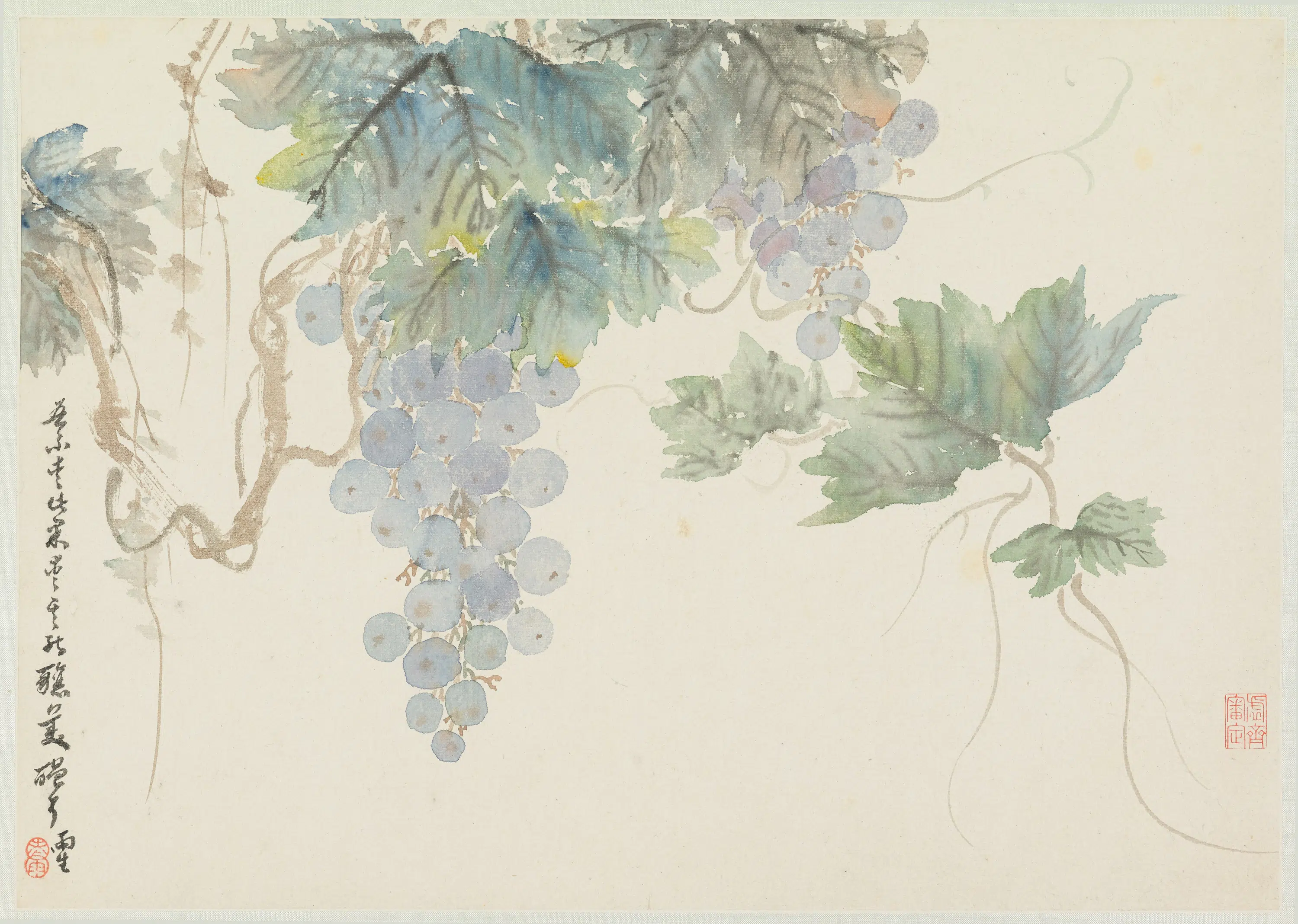 清代【汤贻汾】《杂画册》