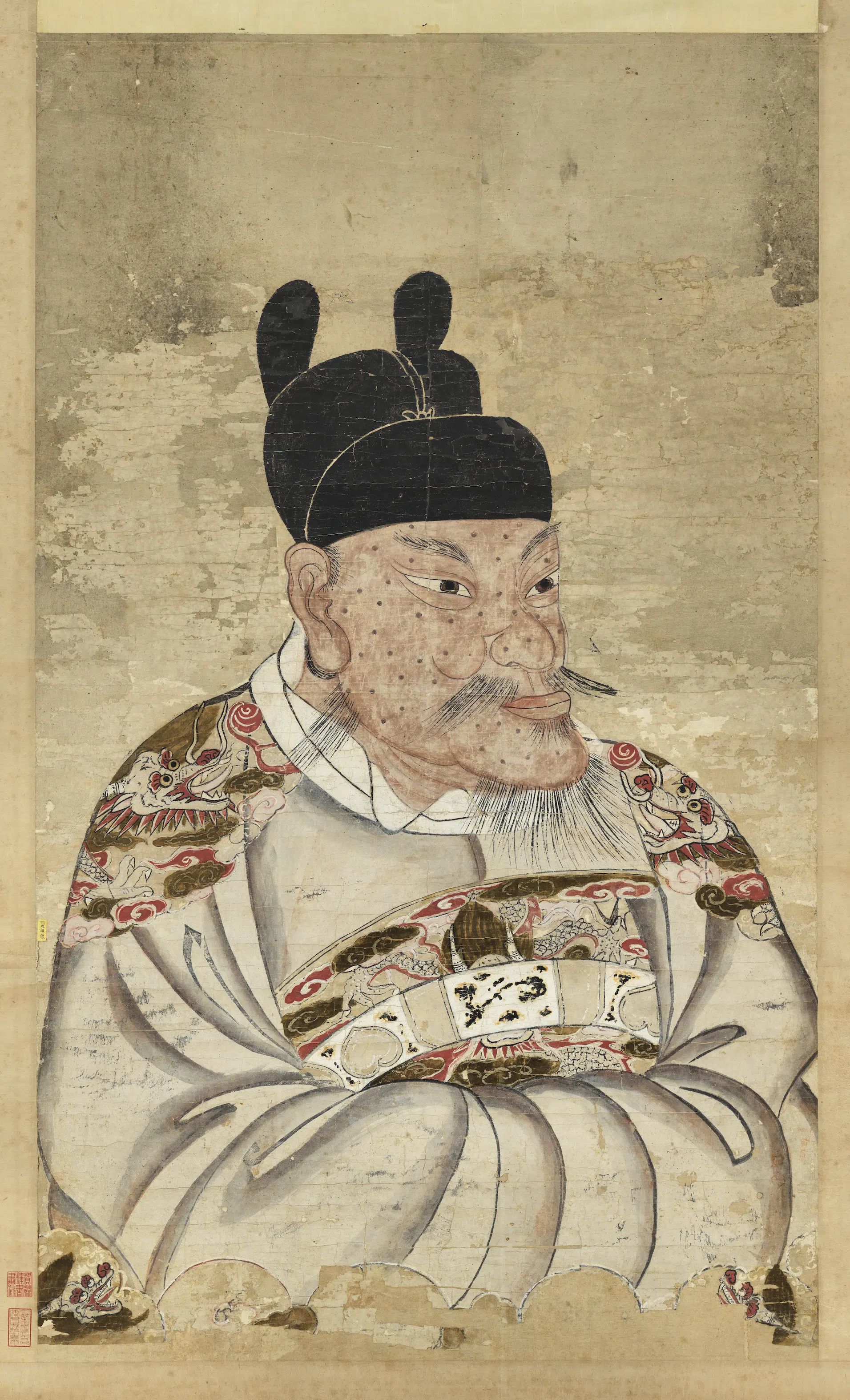 明朝《明太祖半身像（一）图轴》