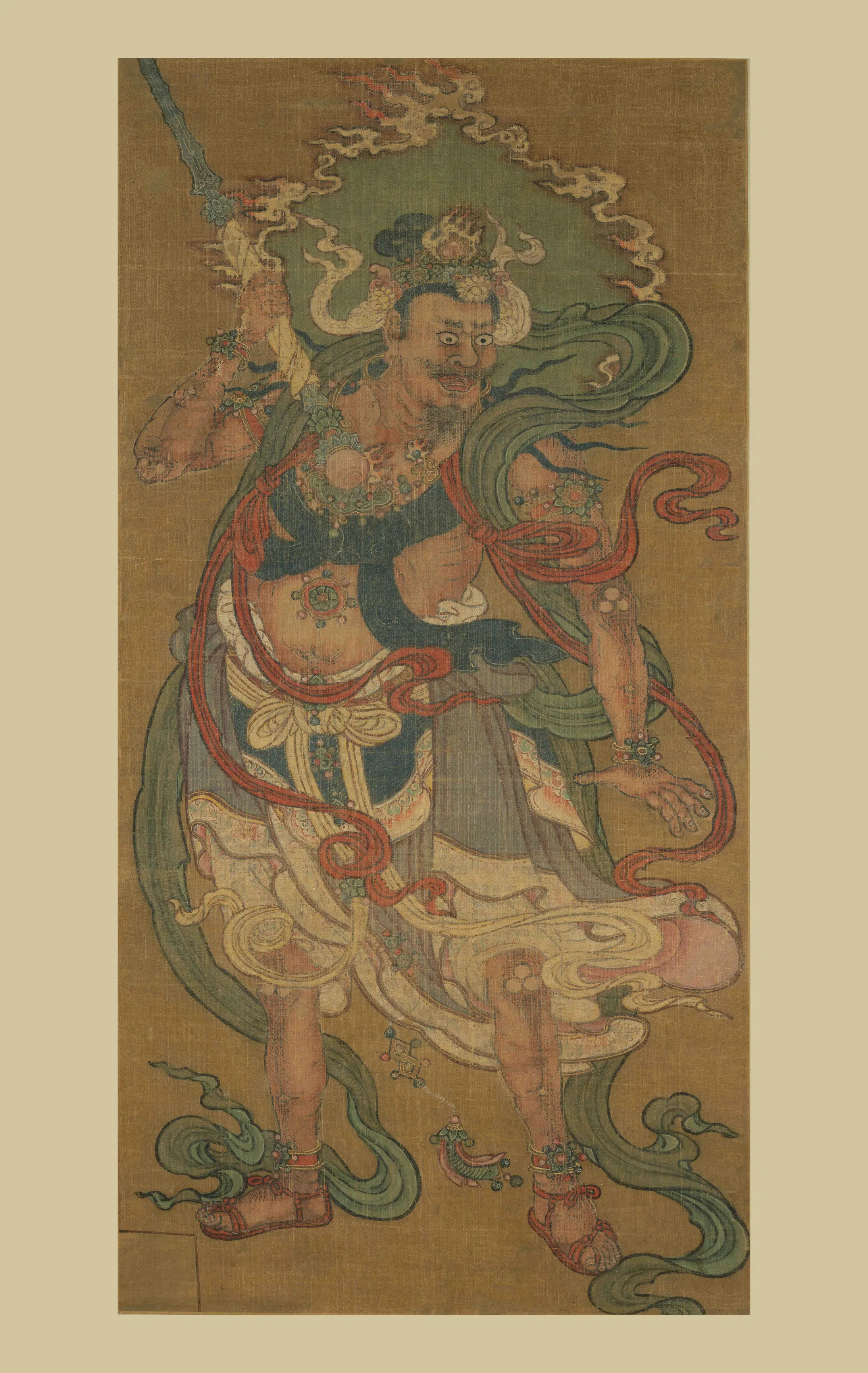 宋代【佚名】《天王像轴-1》
