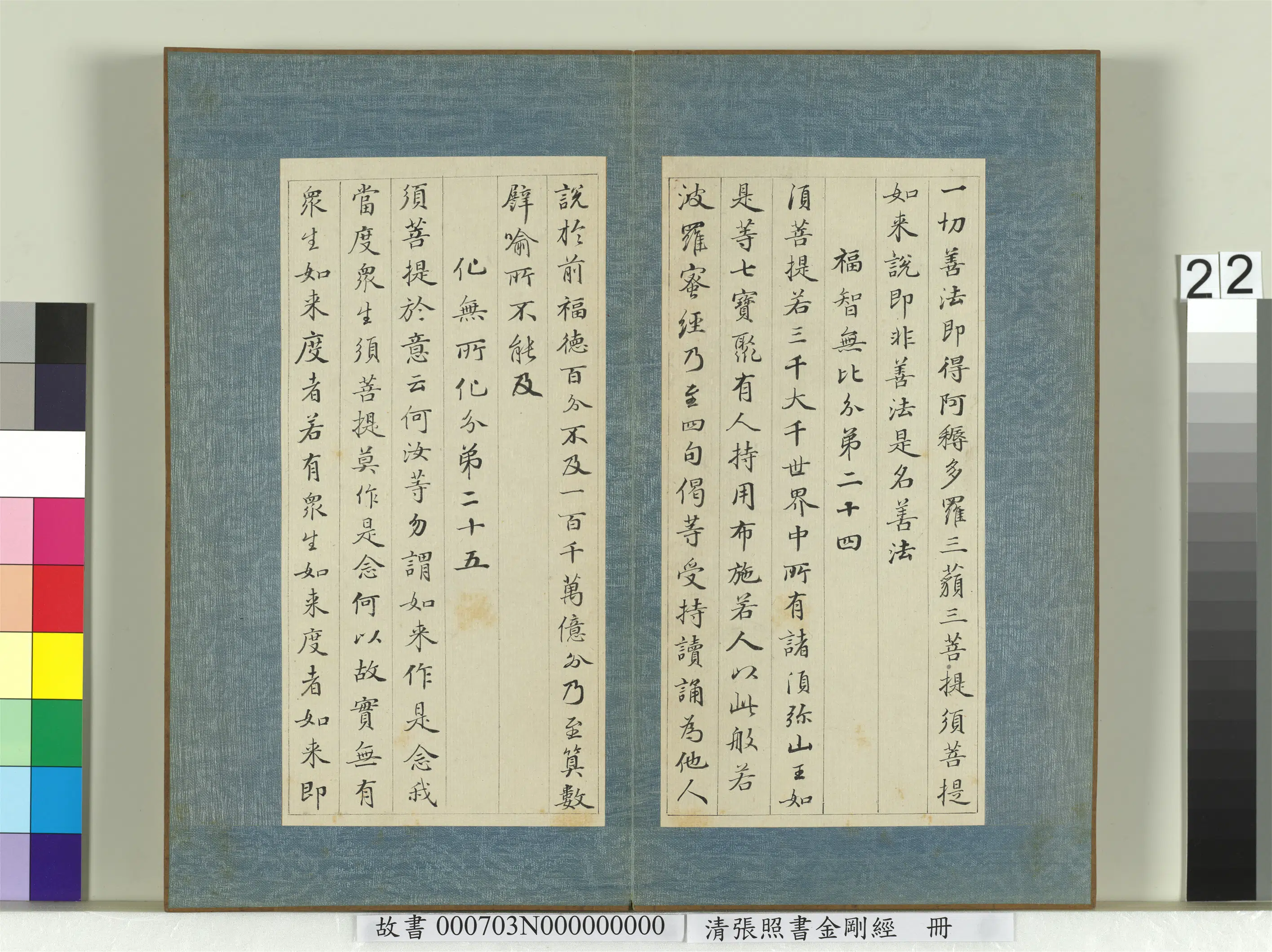 清代【张照】《书金刚经册》 第15张