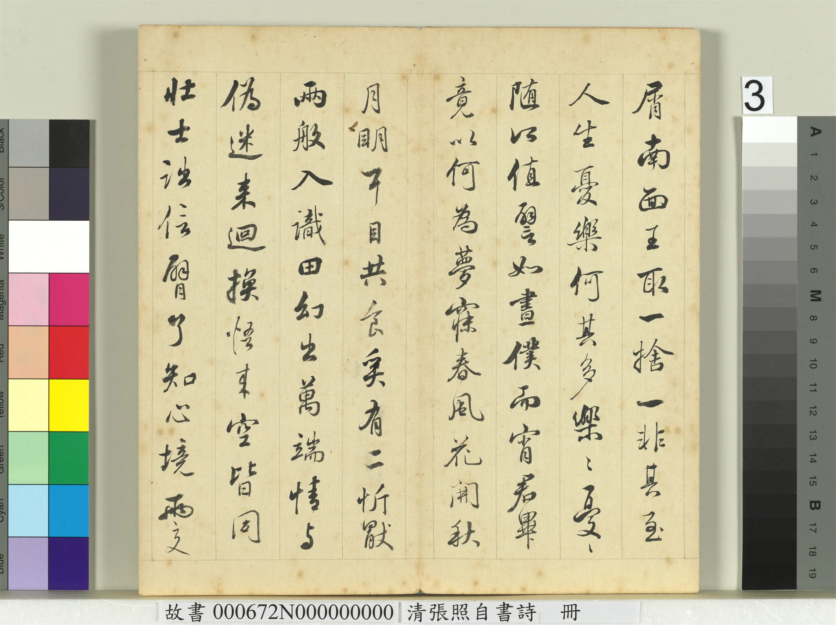 清代【张照】《自书诗册》 第9张