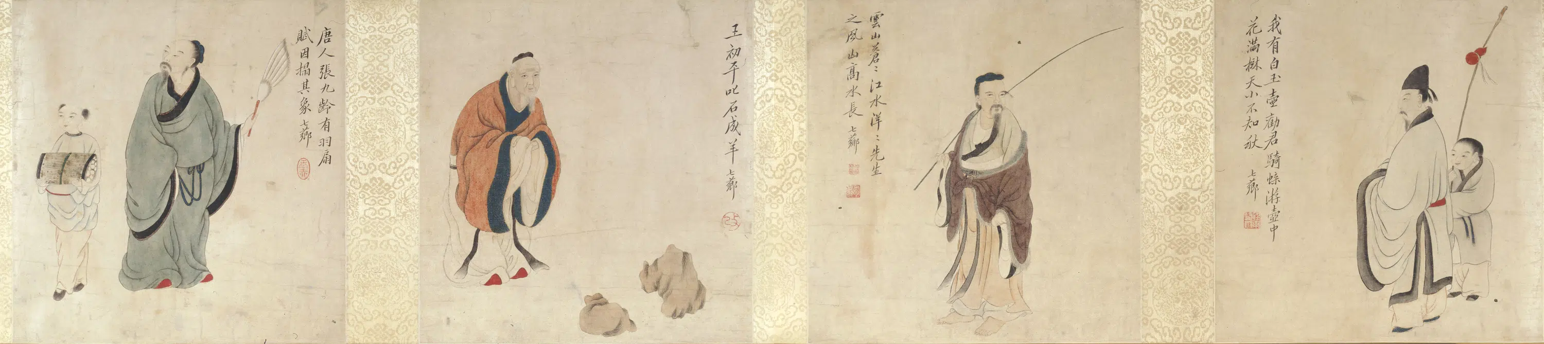 清代【改琦】《人物故事卷》 第1张 清代【改琦】《人物故事卷》 第1张