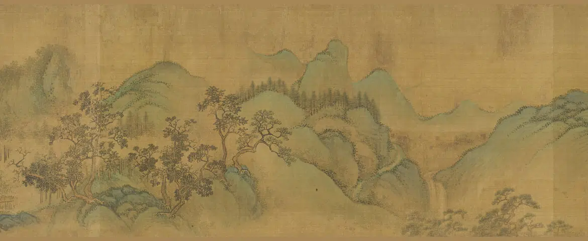 清代【王翚】《群峰春霭图卷》 第2张 清代【王翚】《群峰春霭图卷》 第2张