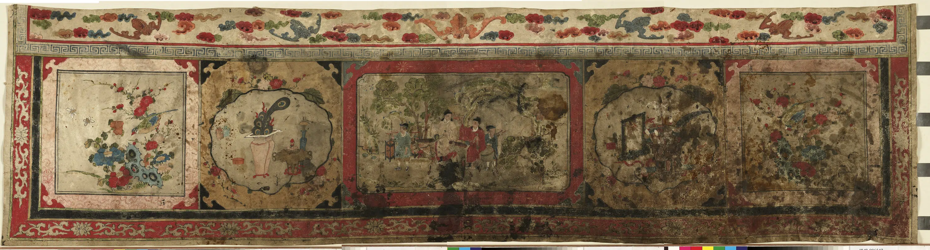 《无款羊皮画卷》