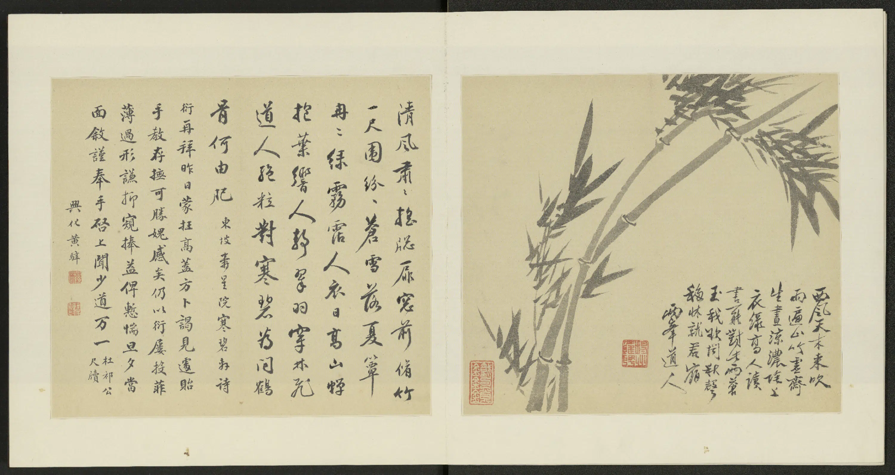 清代【罗聘】《花卉松竹图册(6开)》 第4张 清代【罗聘】《花卉松竹图册(6开)》 第4张