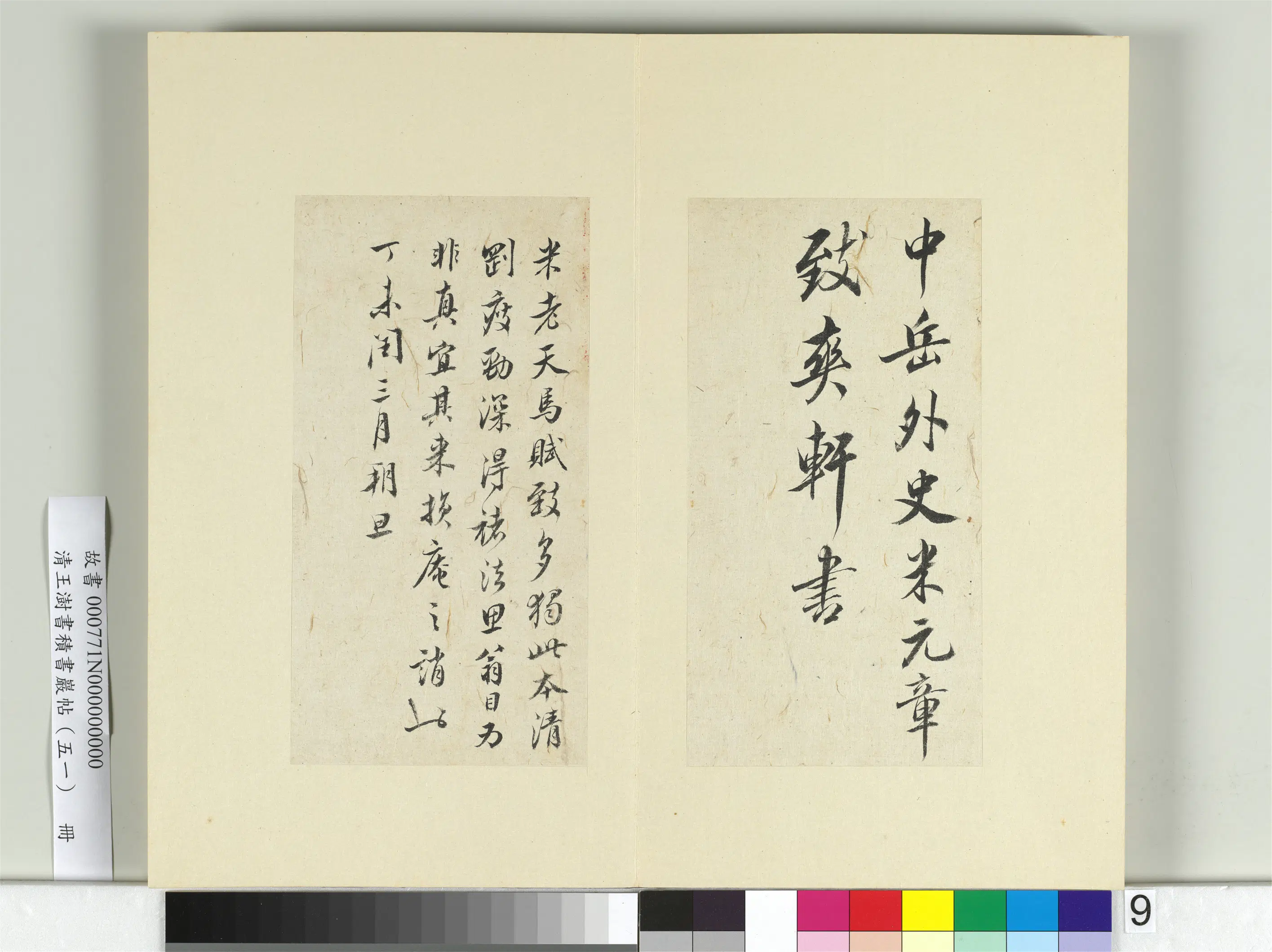 清代【王澍】《书积书岩帖（五十一）册-临米芾天马赋》 第9张
