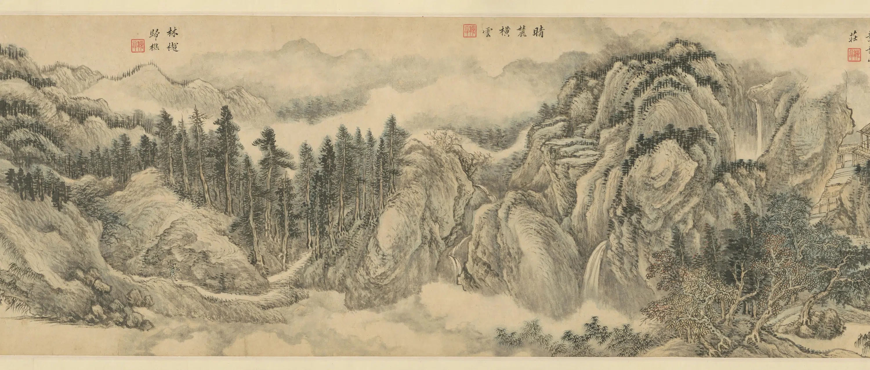 清代【王翚】《溪山逸趣图卷》 第2张