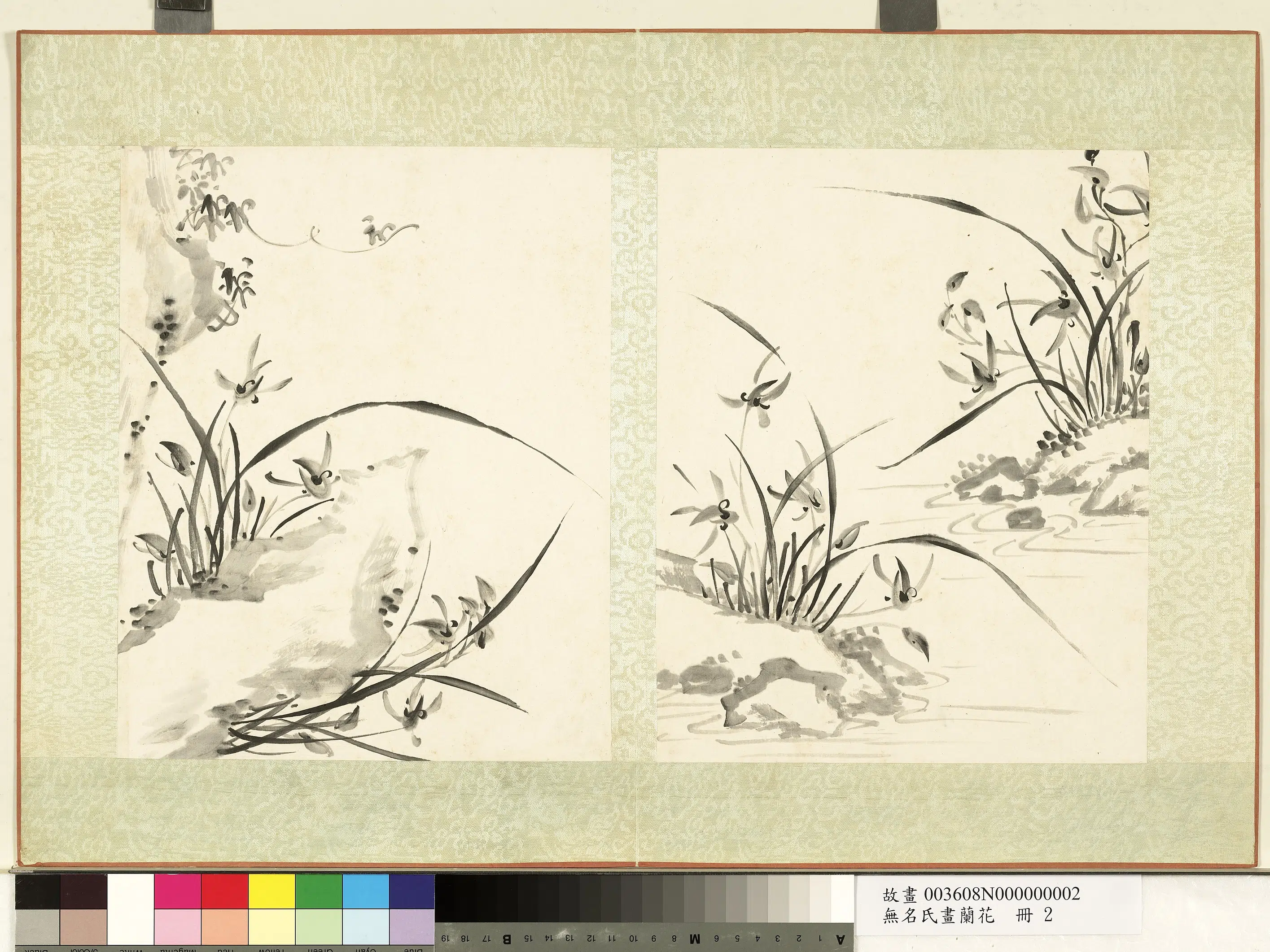 《无名氏画兰花册》 第3张 《无名氏画兰花册》 第3张