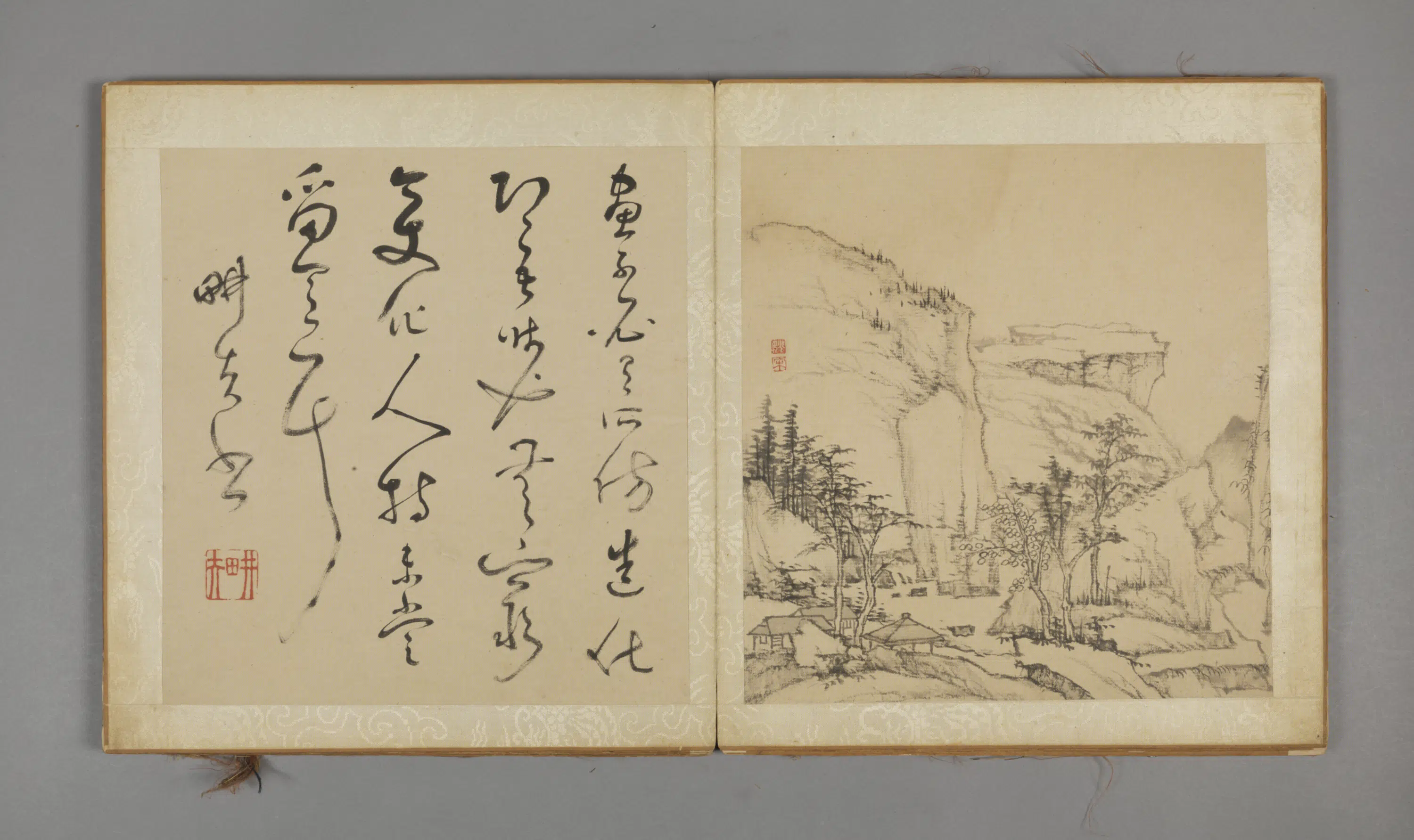 清代【姚宋】《山水图册（12开）》 第8张