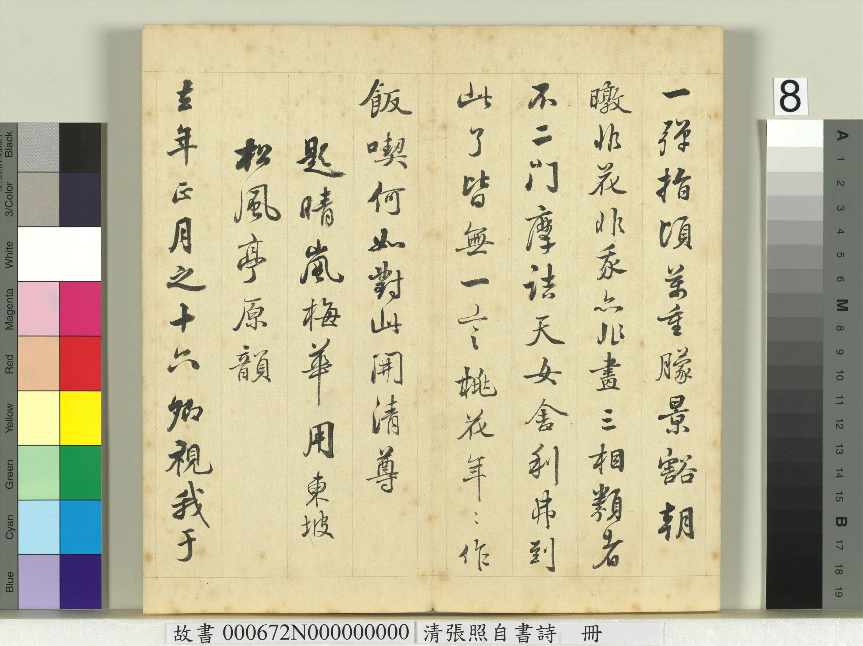 清代【张照】《自书诗册》 第14张