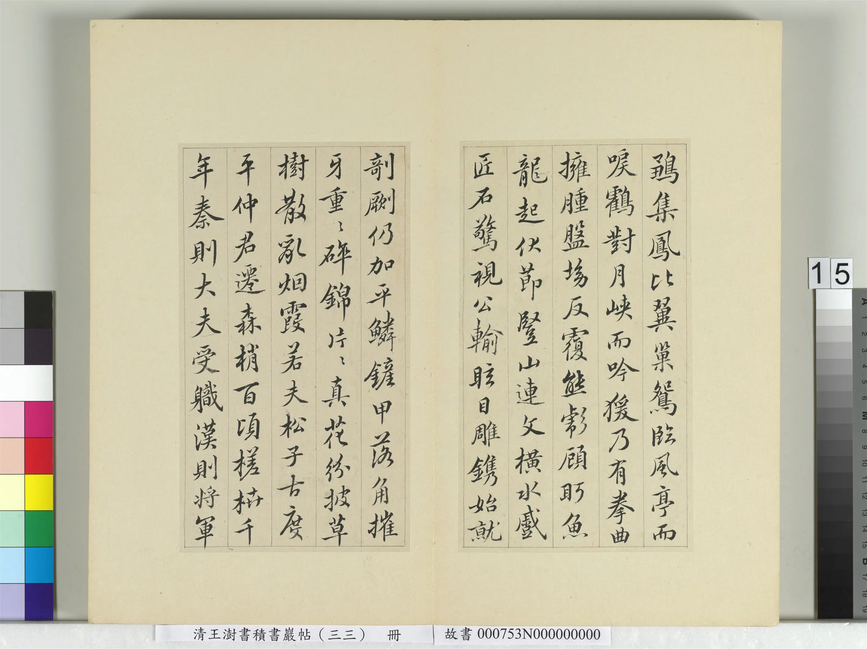 清代【王澍】《书积书岩帖(三十三)册-临褚遂良枯树赋二种》 第12张 清代【王澍】《书积书岩帖(三十三)册-临褚遂良枯树赋二种》 第12张