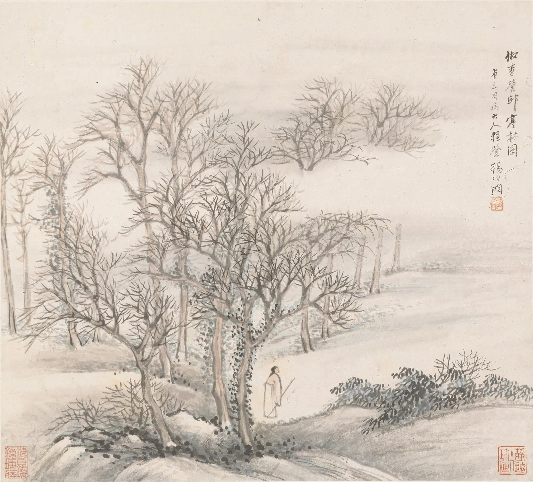 清代【杨伯润】《山水册》 第5张