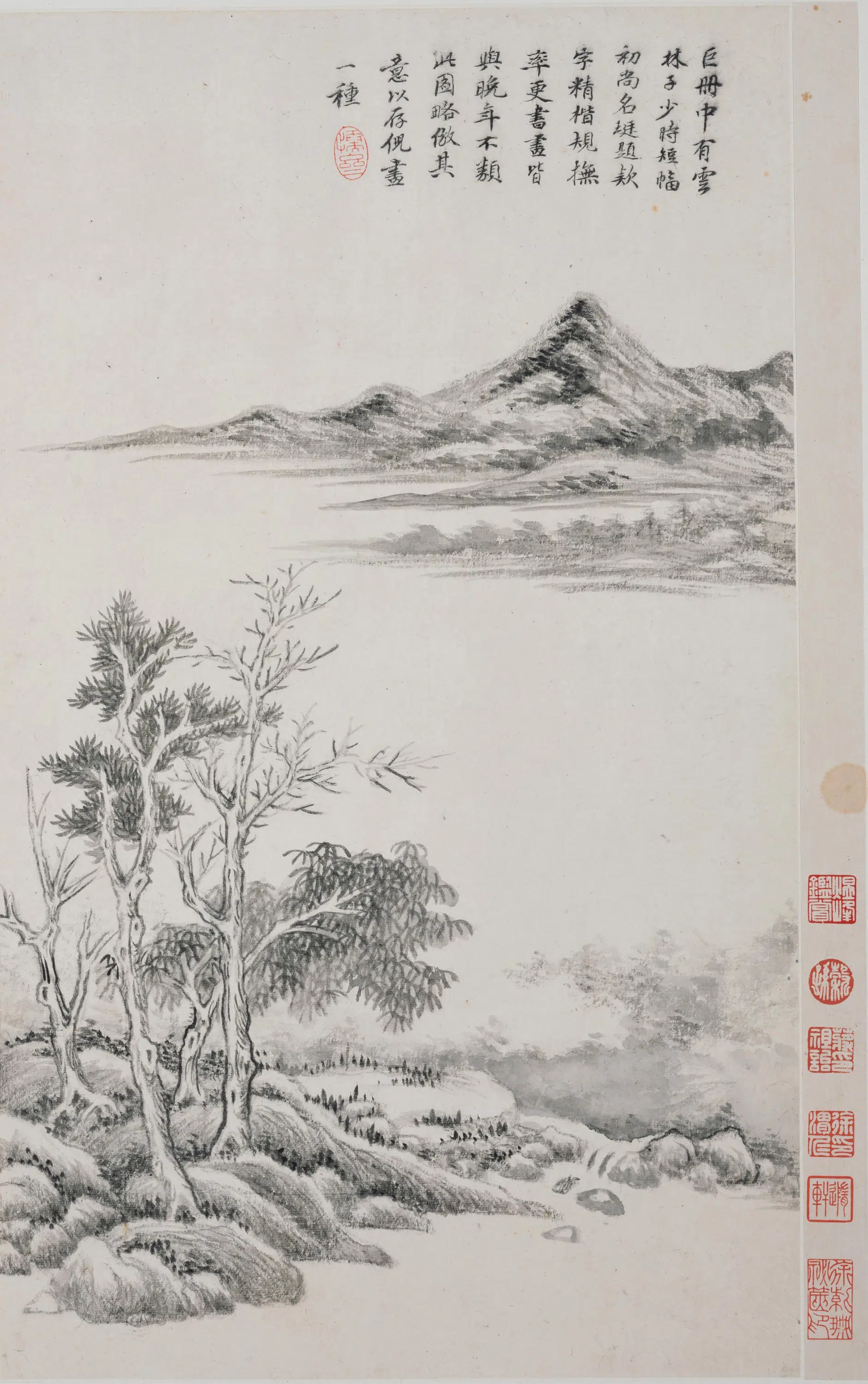清代【王时敏】《山水图册-2》 第9张