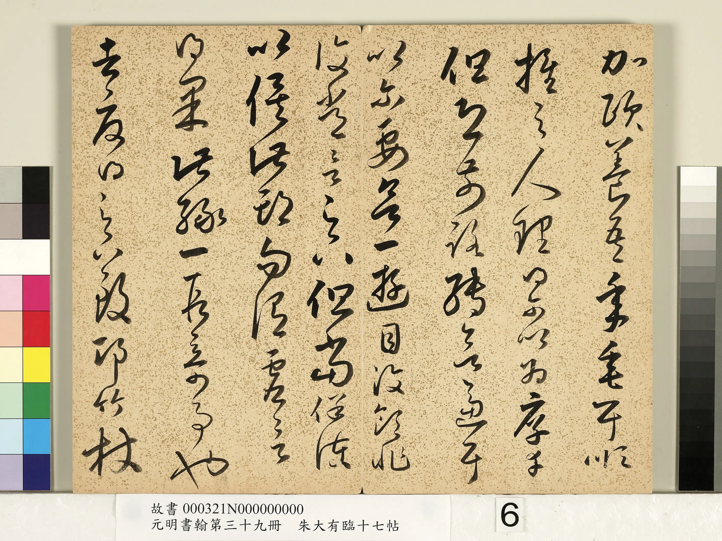 明朝【朱大有】《草书临十七帖-元明书翰第三十九册》 第9张