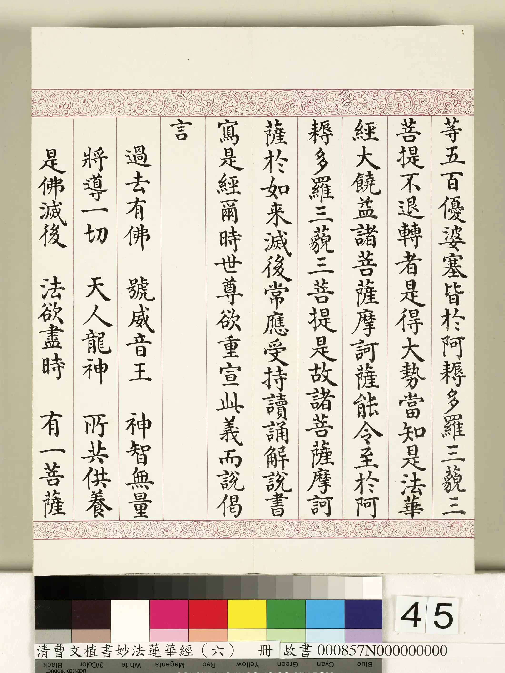 清代【曹文埴】《妙法莲华经（六）册》 第40张
