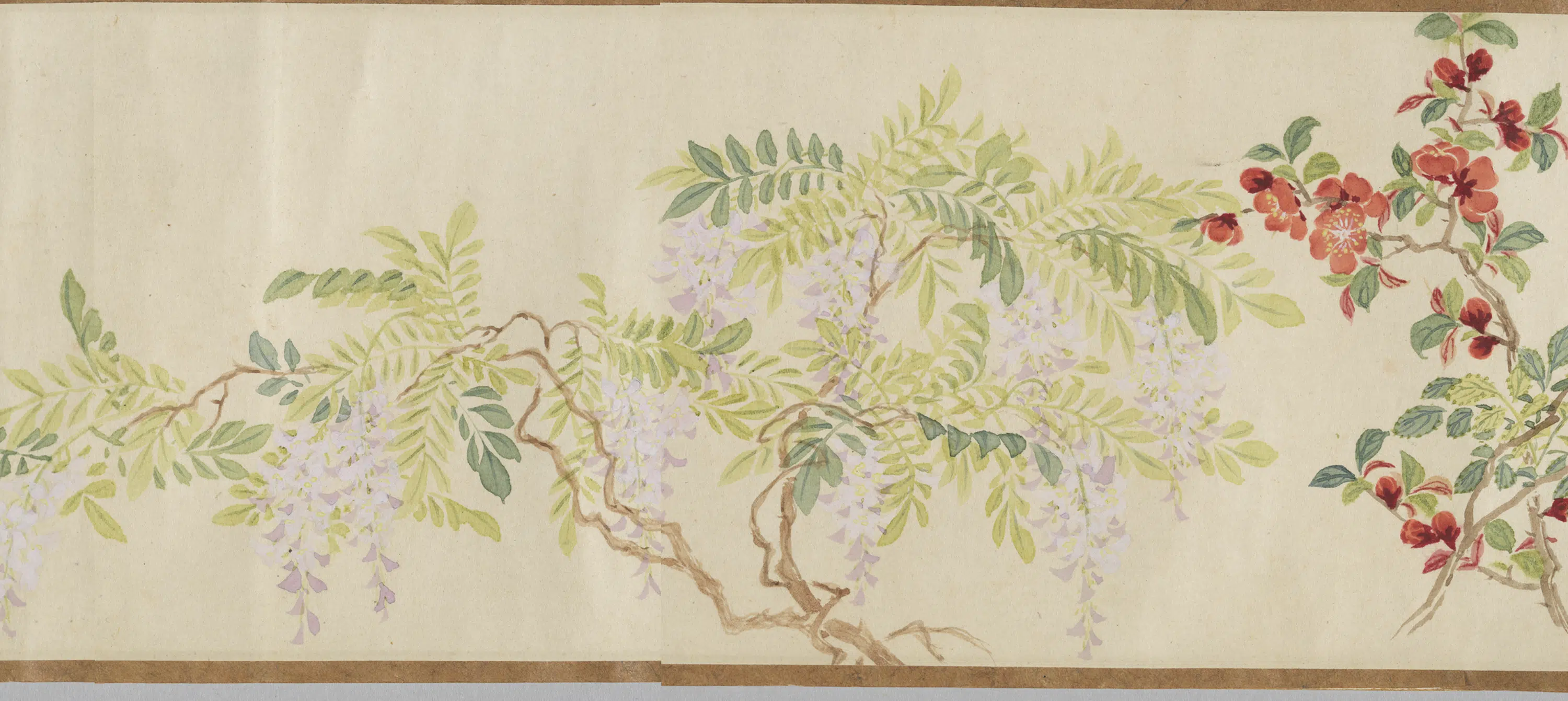 清代【李秉德】《画花卉图卷》 第2张