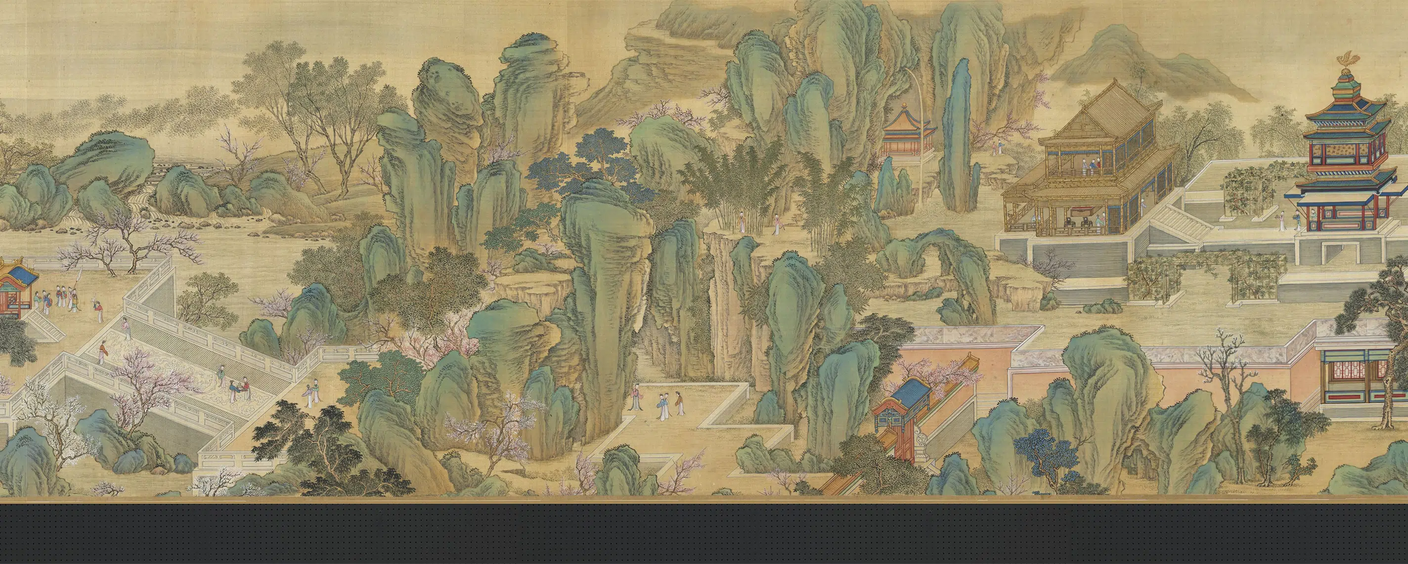 清代【周鲲】《院本汉宫春晓图》 第2张