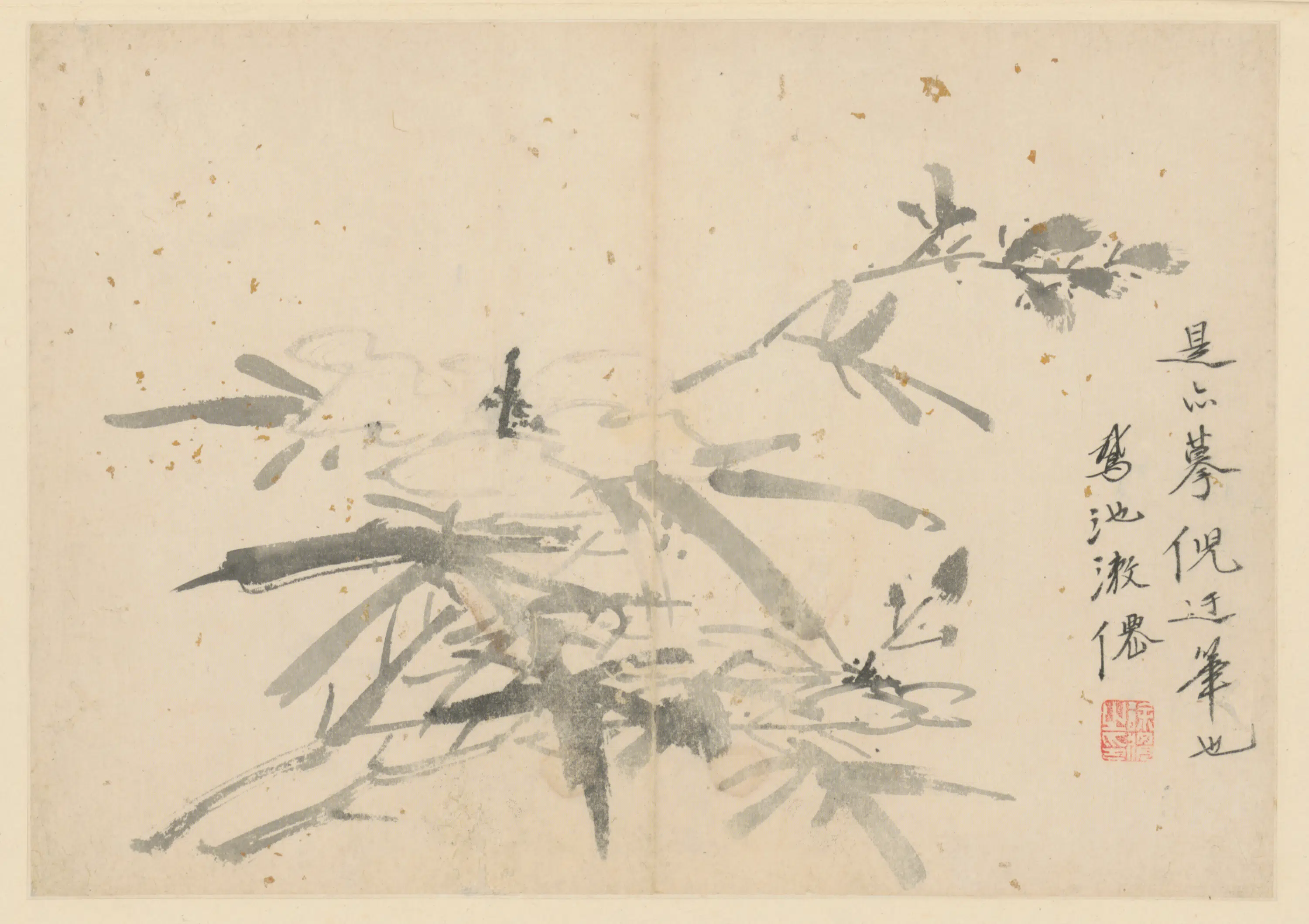 明朝【徐渭】《人物花卉册（14开）》 第4张