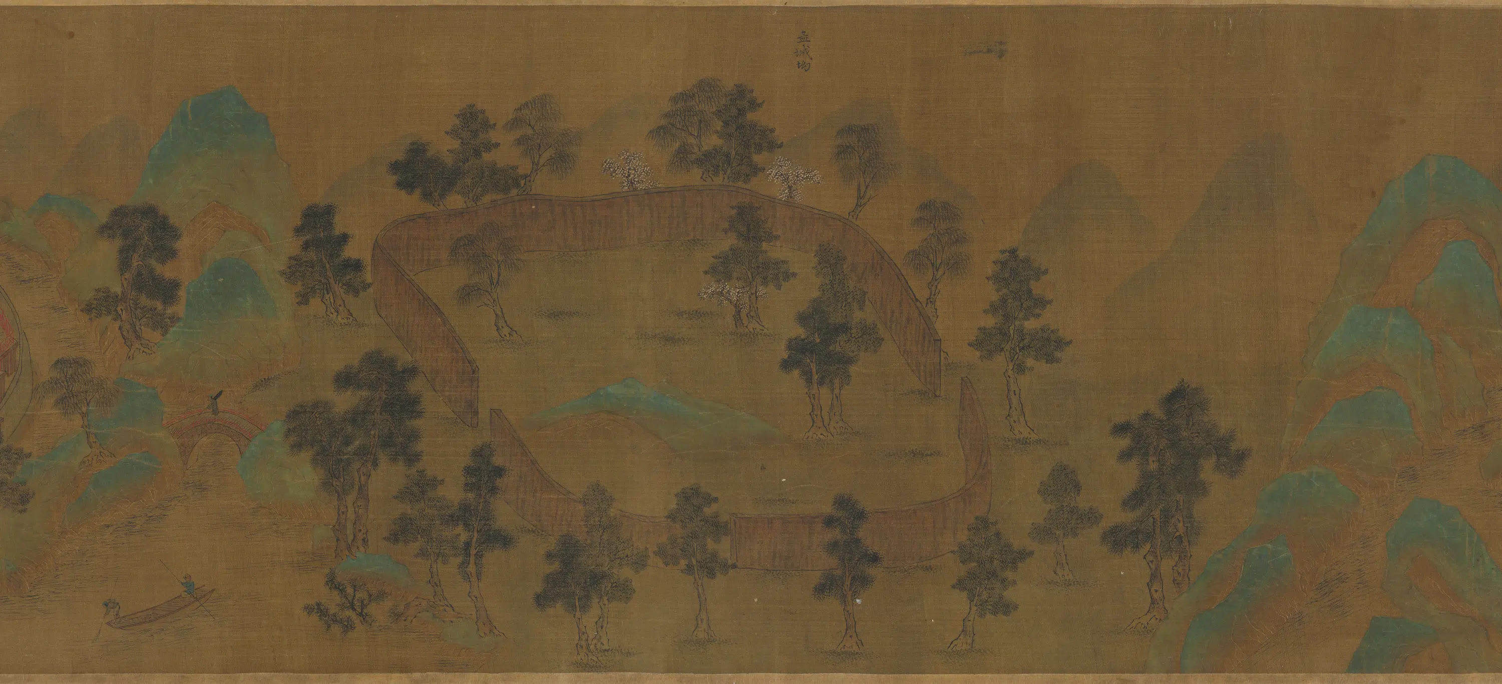 北宋【郭忠恕】《仿王摩诘辋川图卷》 第5张 北宋【郭忠恕】《仿王摩诘辋川图卷》 第5张