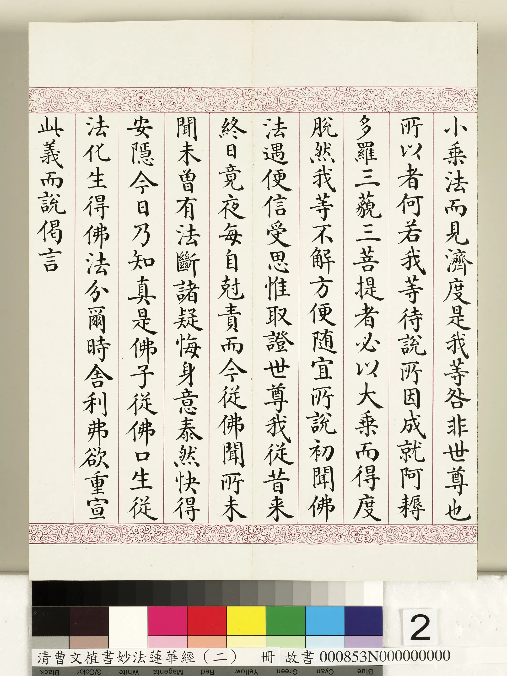 清代【曹文埴】《妙法莲华经（二）册》 第12张