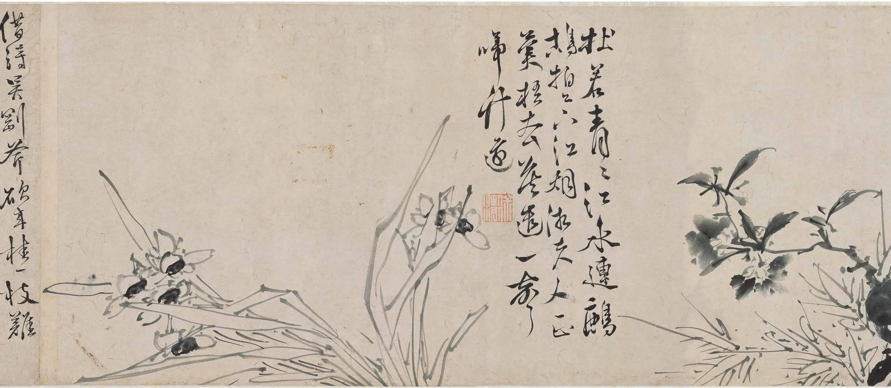 明朝【徐渭】《墨花图卷》 第4张 明朝【徐渭】《墨花图卷》 第4张