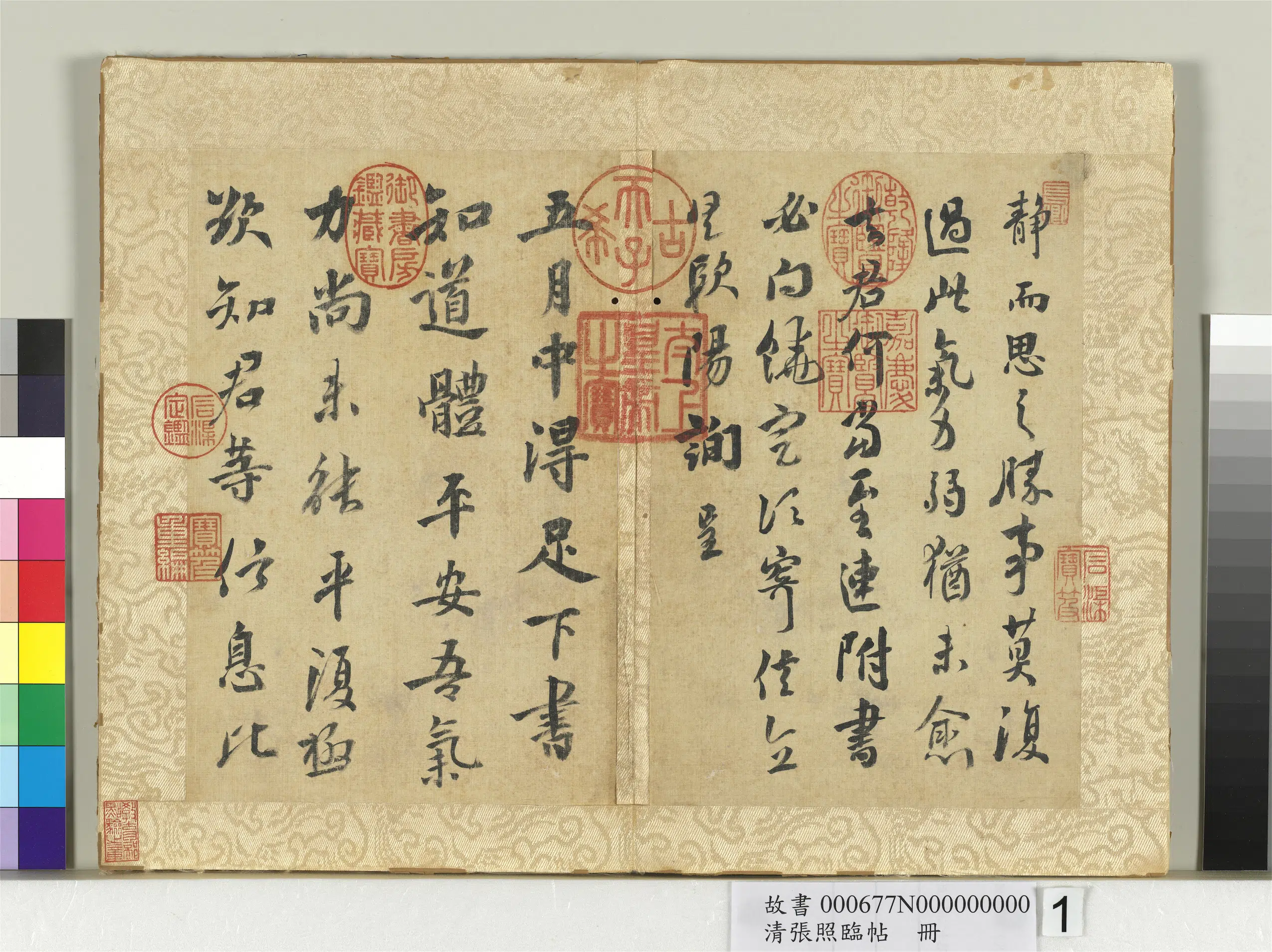 清代【张照】《临帖册》