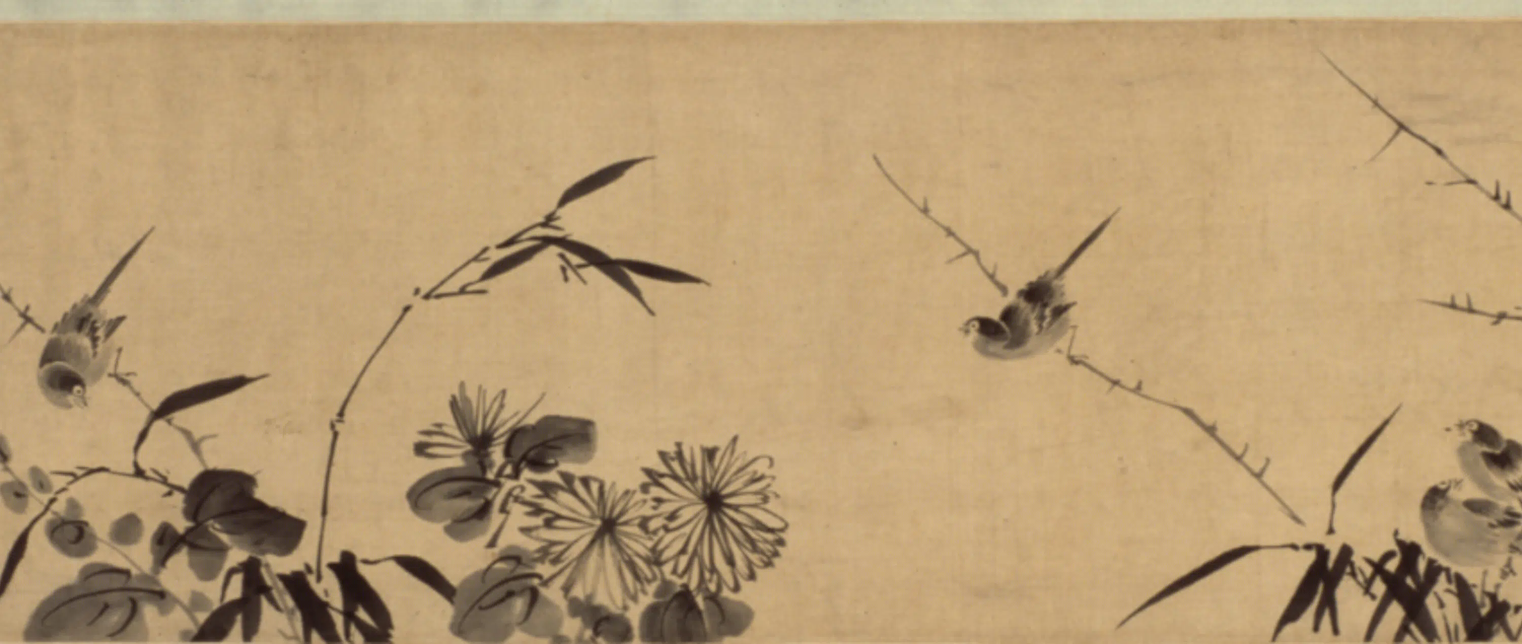 明朝【李因】《花鸟图卷》 第7张